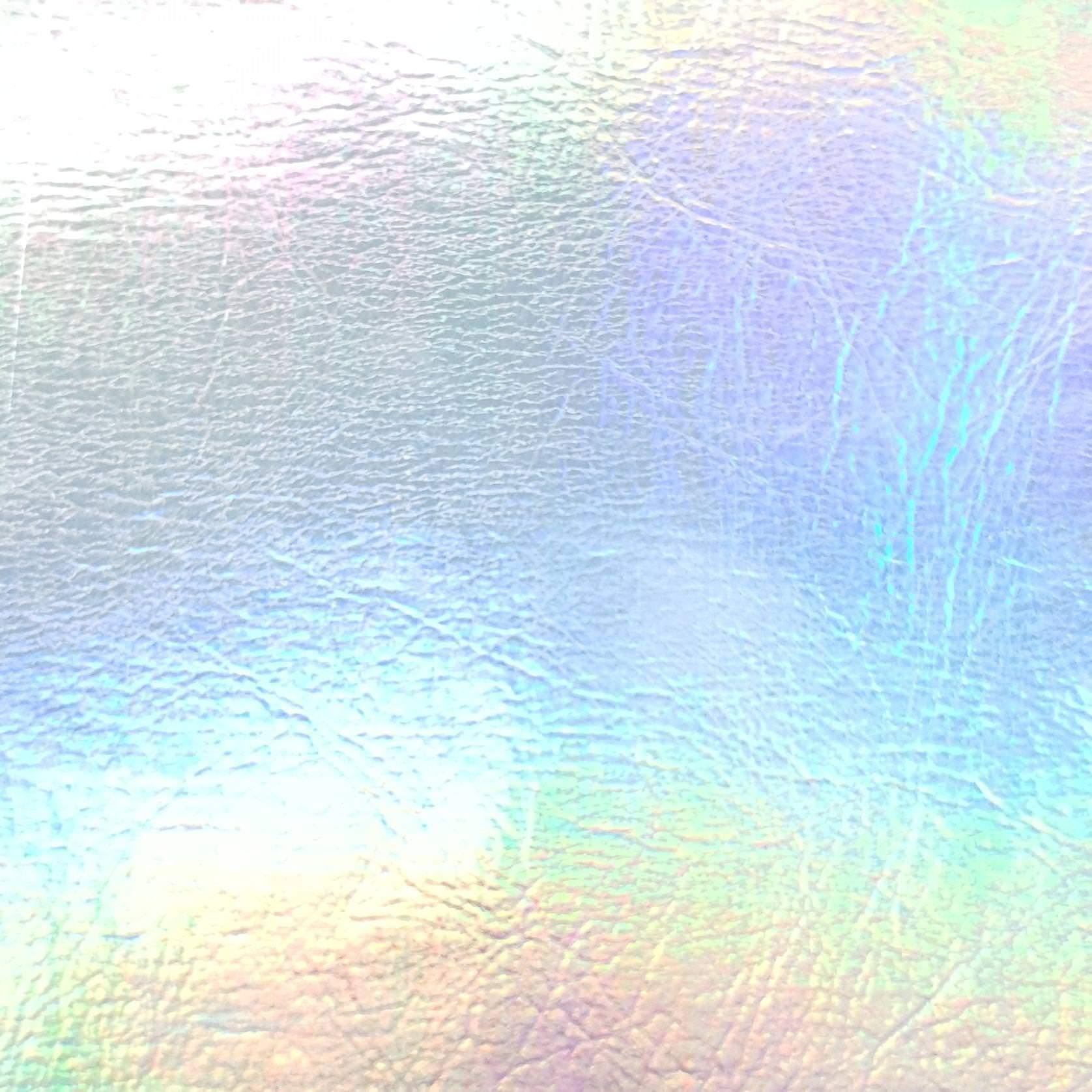 Hologram Wet PU Rayon Fabric - FAB 1299 - 1.Silver