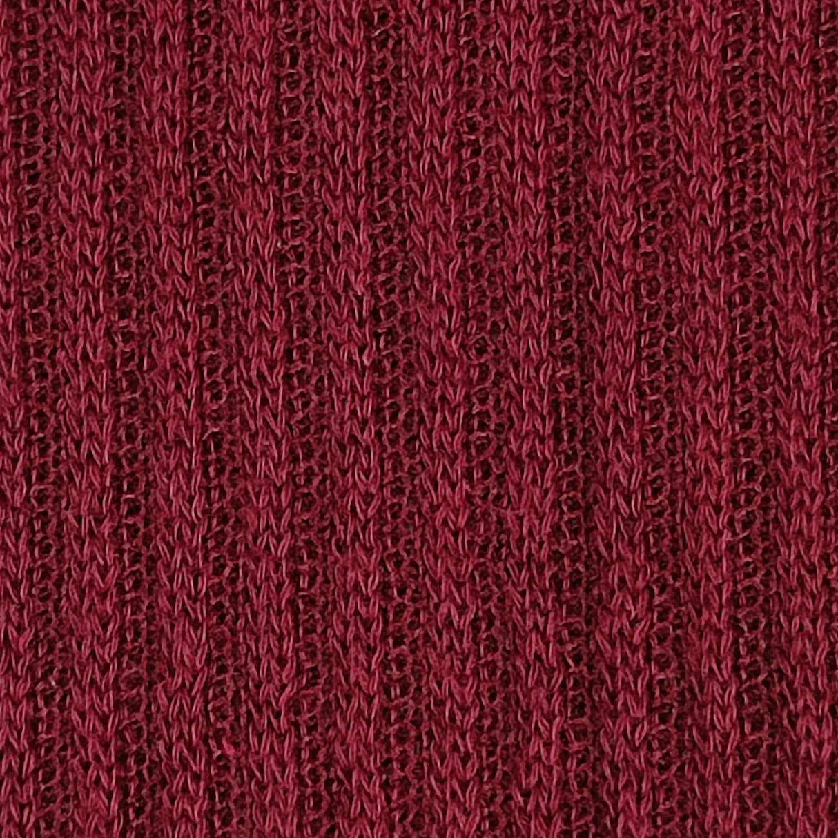 Rib Brush Polyester Spandex Knit-Burgundy