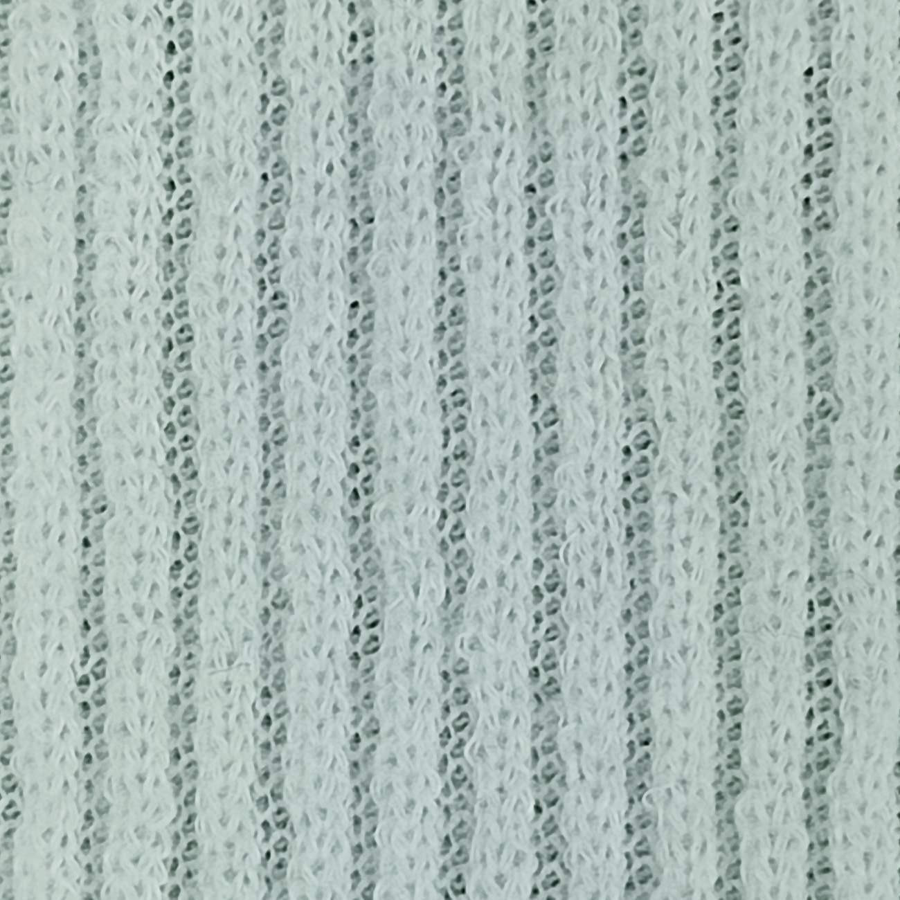 Rib Brush Polyester Spandex Knit - FAB 1361 - 3.Ivory
