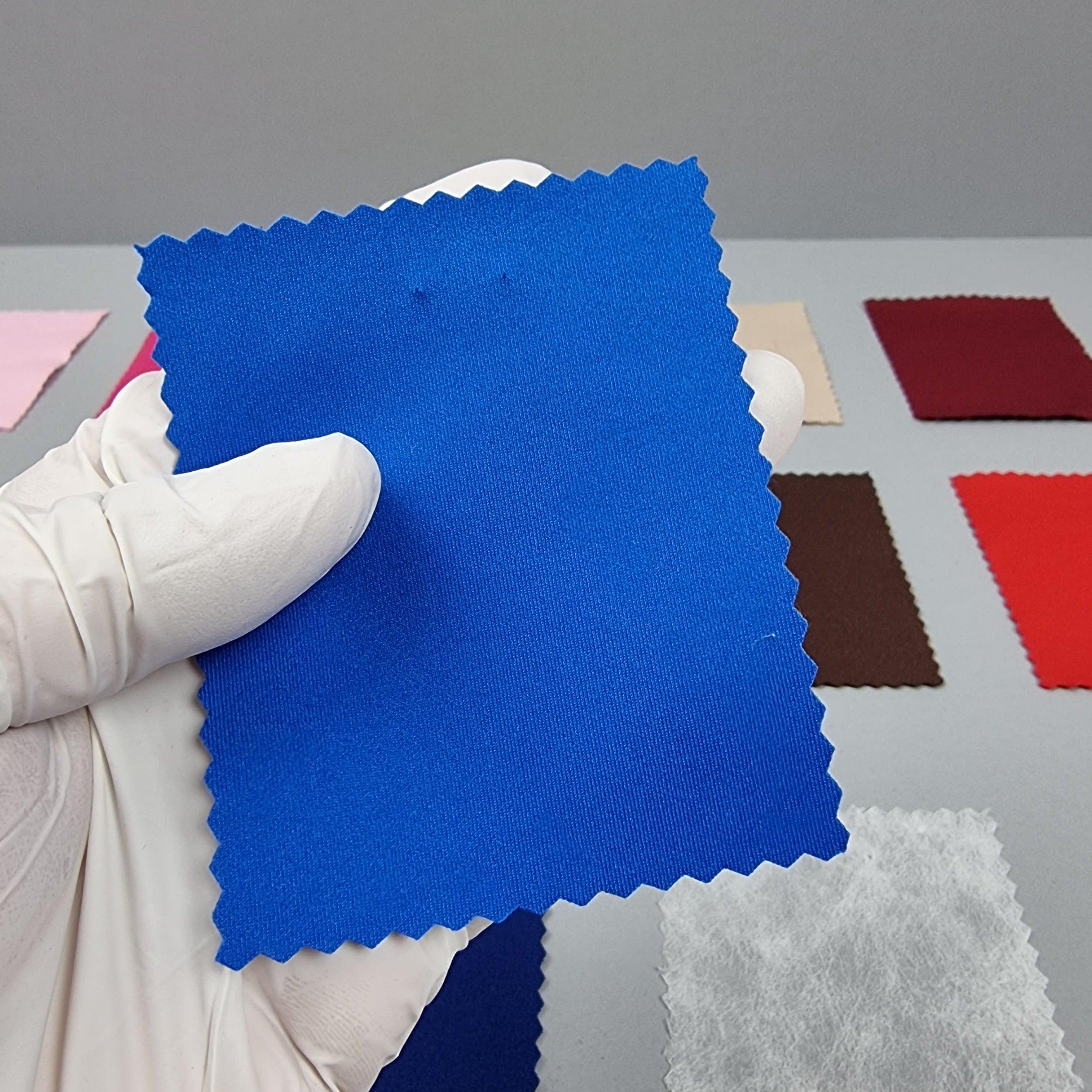 1.Charcoal-2.Pink-3.Fushia-4.Yellow-5.Beige - Brush Polyester Spandex - FAB 1379