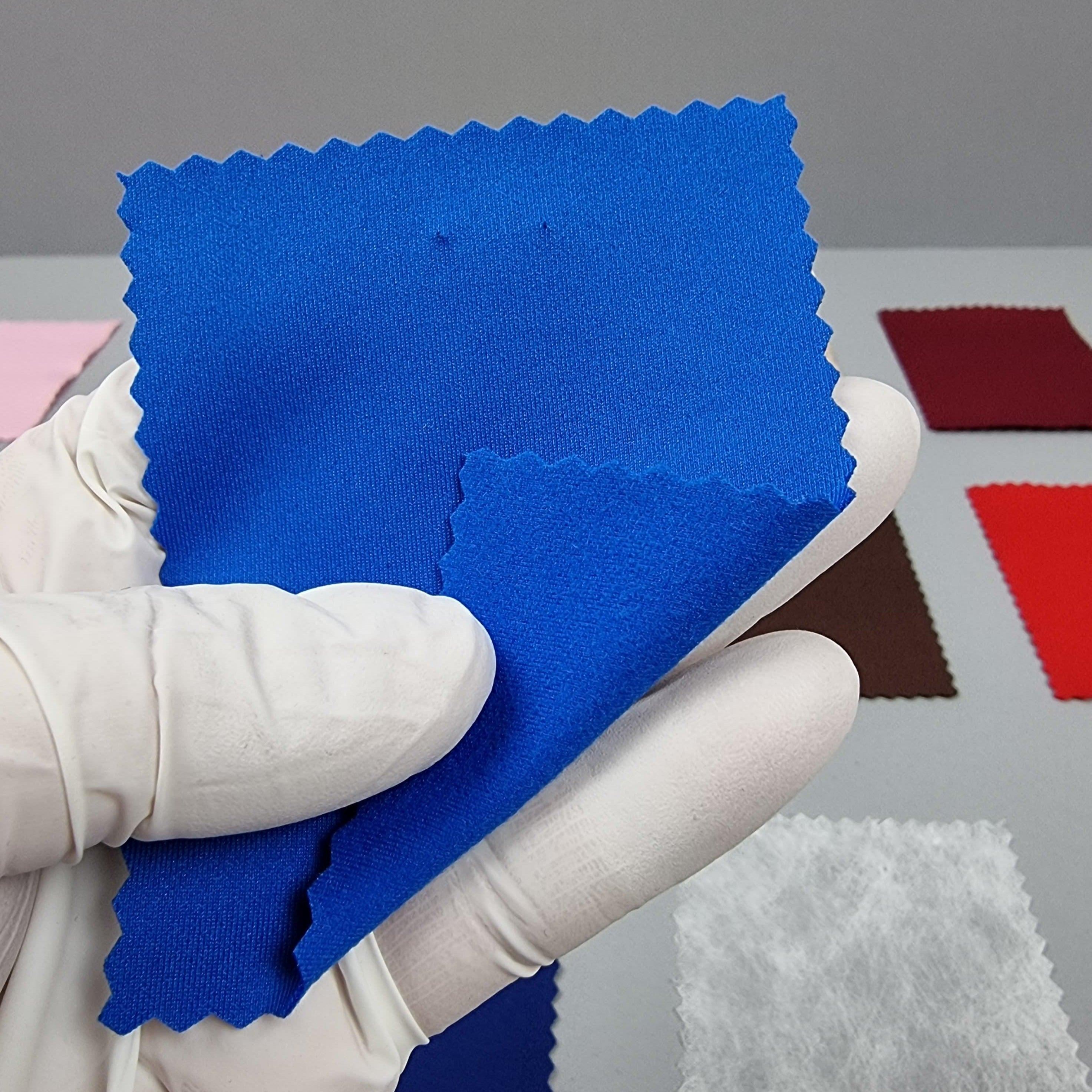 1.Charcoal-2.Pink-3.Fushia-4.Yellow-5.Beige - Brush Polyester Spandex - FAB 1379