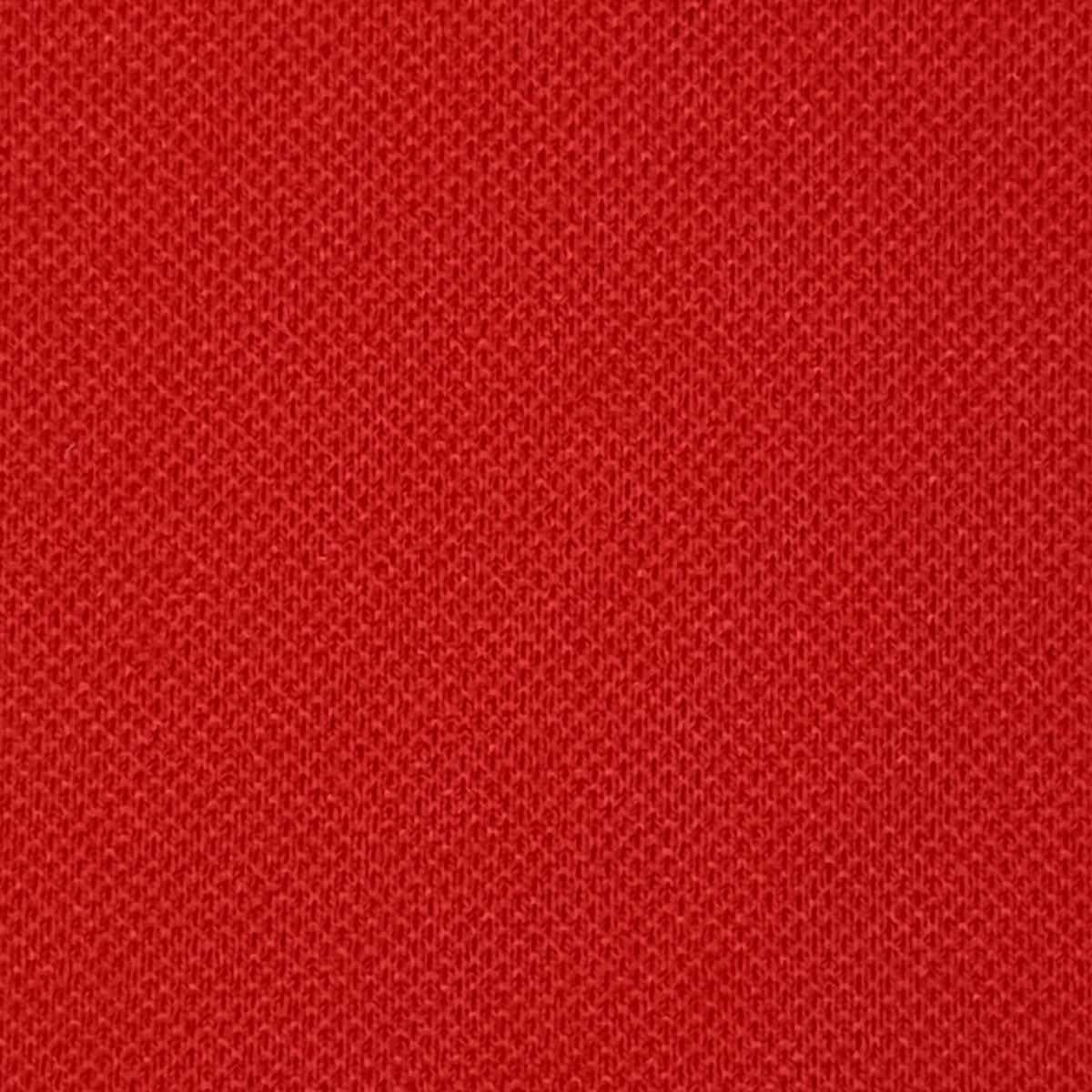 Pique Polyester Spandex Knit-Red