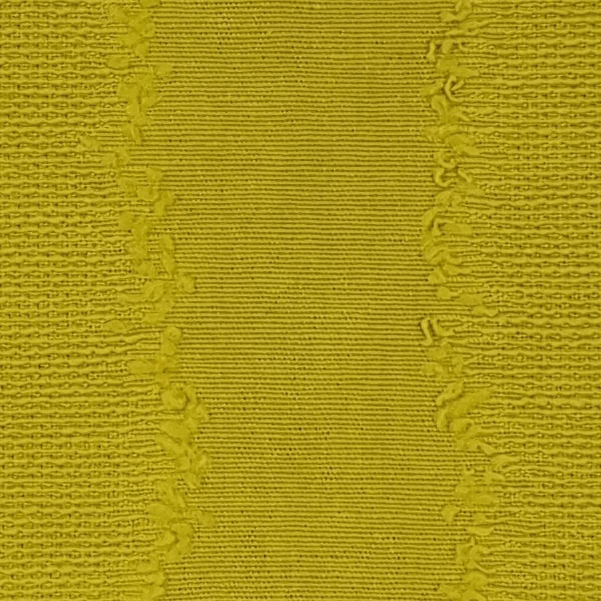 Stripe Jacquard Linen Cotton Woven Fabric - FAB 1400 - 4.Yellow