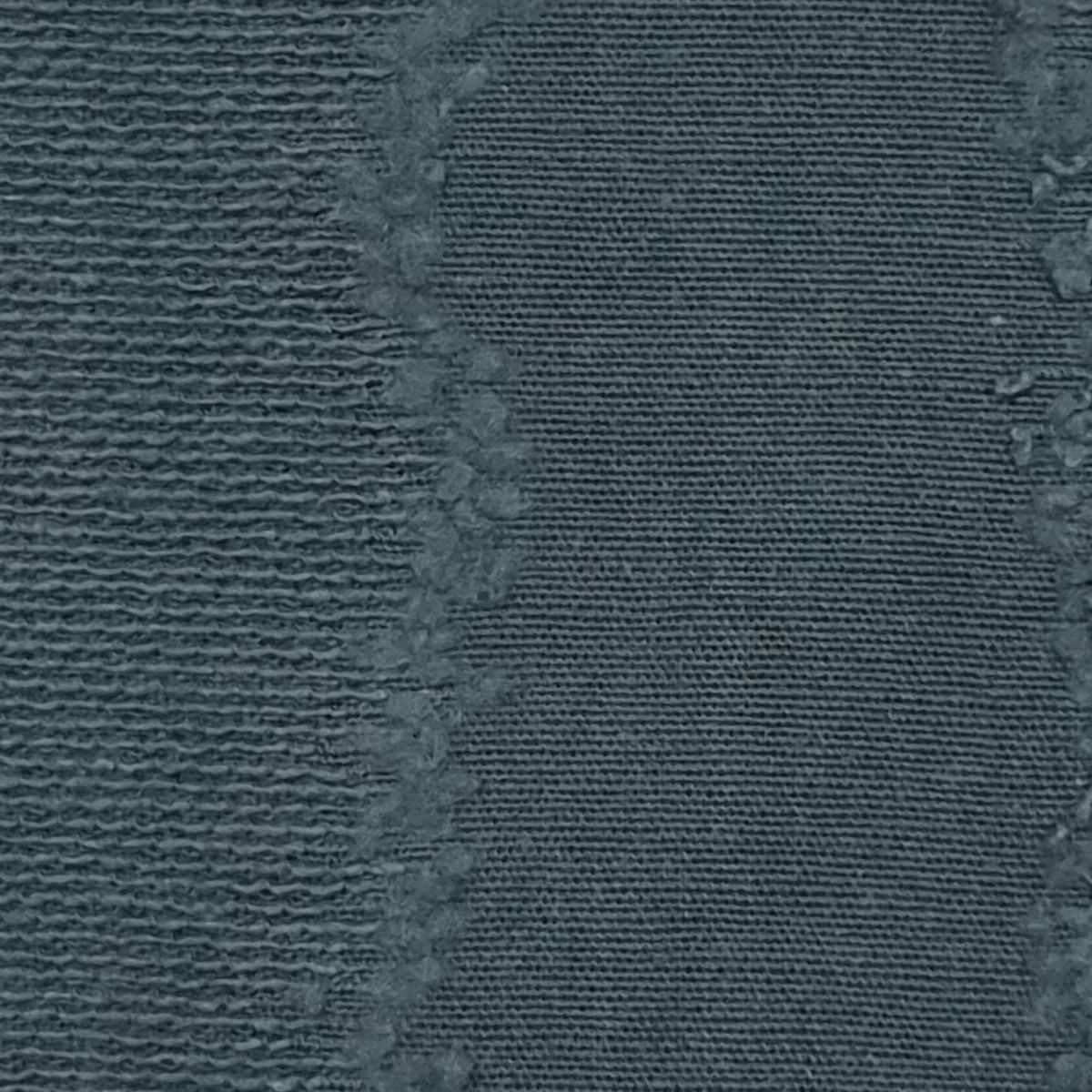Stripe Jacquard Linen Cotton Woven Fabric - FAB 1400 -