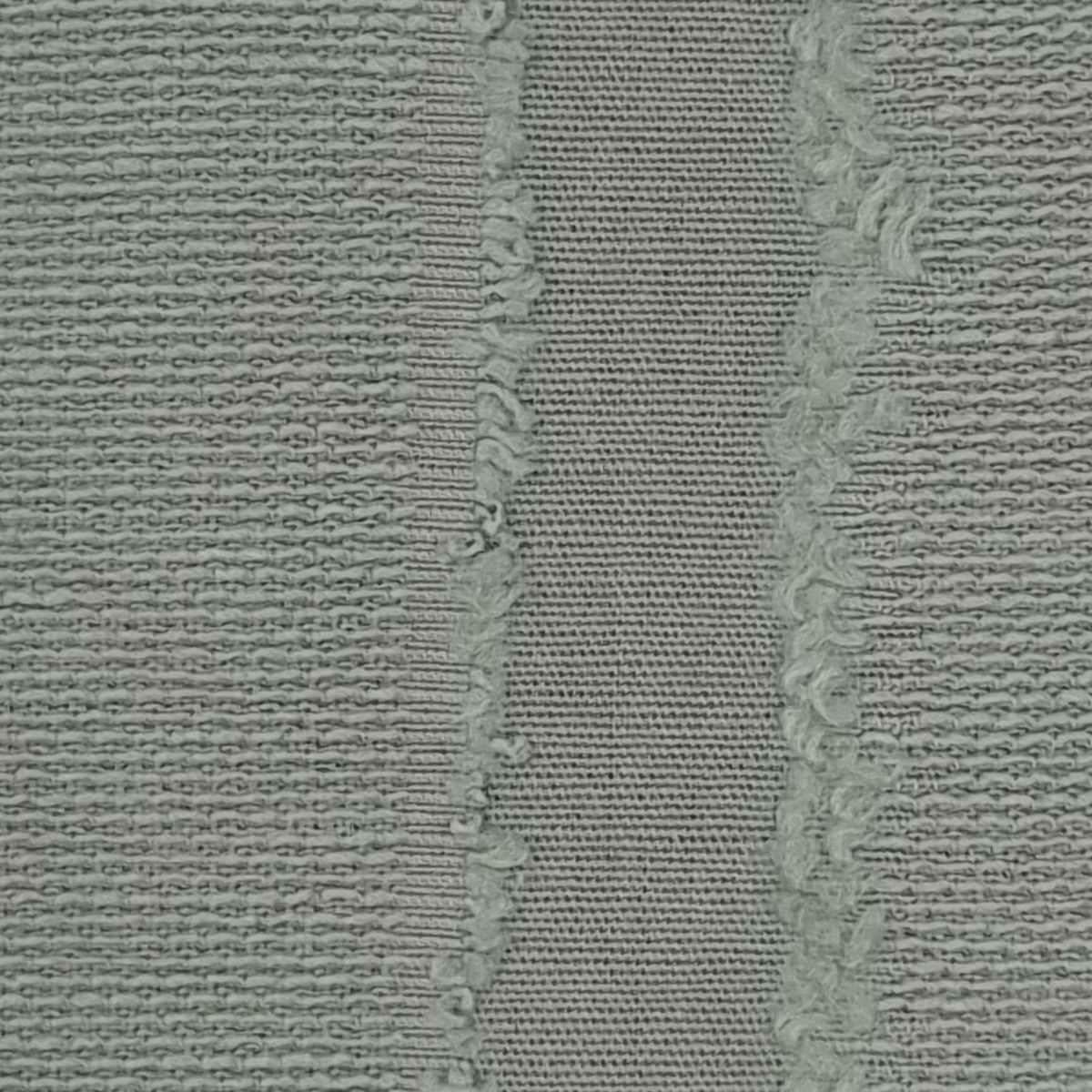 Stripe Jacquard Linen Cotton Woven Fabric - FAB 1400 - 6.Grey