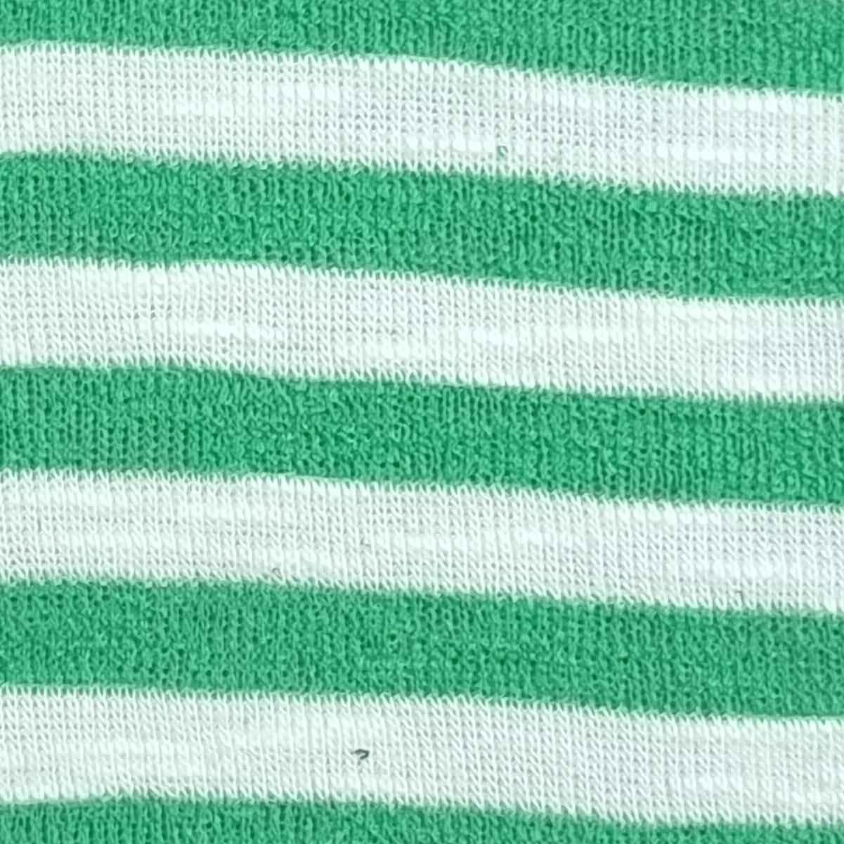 1.Green-2.Green-3.Tan-4.Brown-5.Sea - 5mm T/R Stripe Knit Fabric - FAB 1404