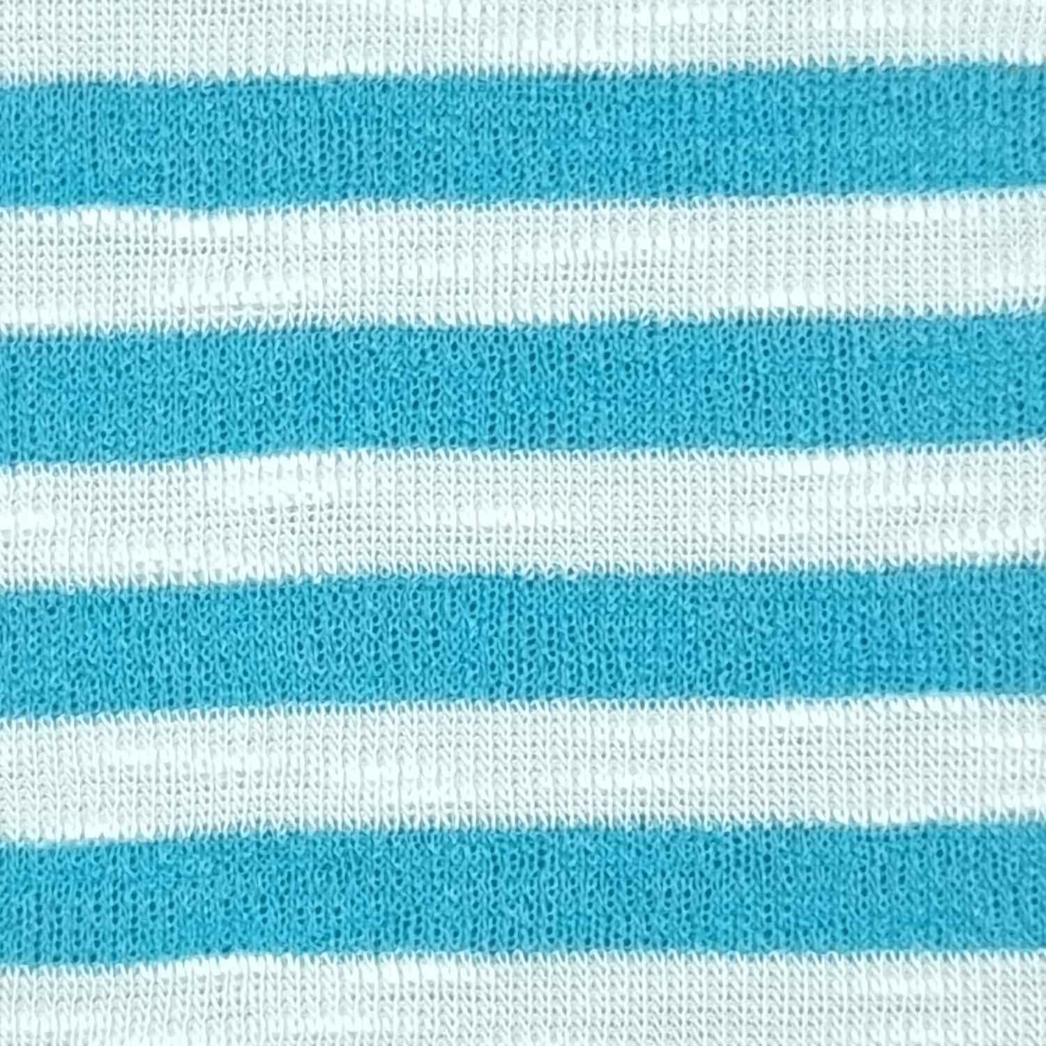 1.Green-2.Green-3.Tan-4.Brown-5.Sea - 5mm T/R Stripe Knit Fabric - FAB 1404