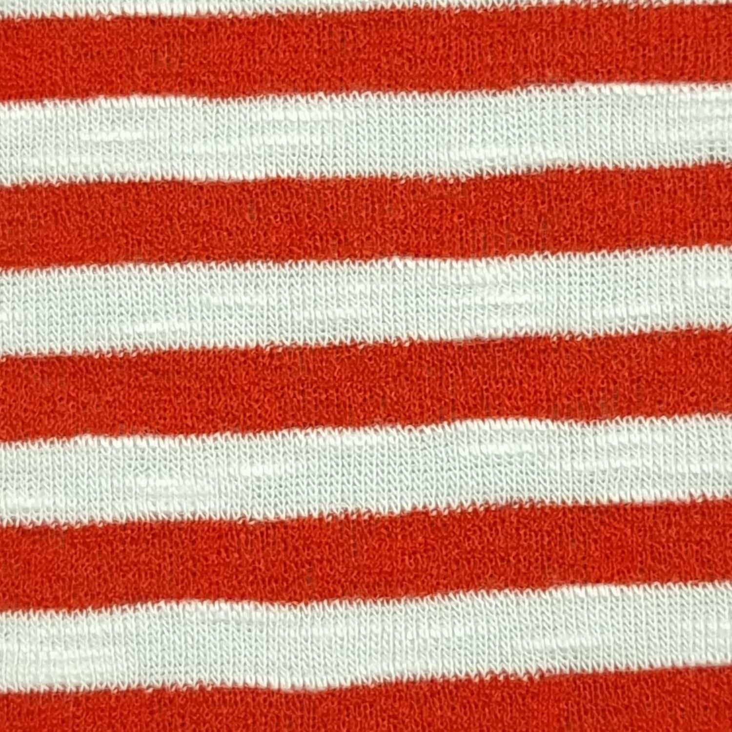 1.Green-2.Green-3.Tan-4.Brown-5.Sea - 5mm T/R Stripe Knit Fabric - FAB 1404