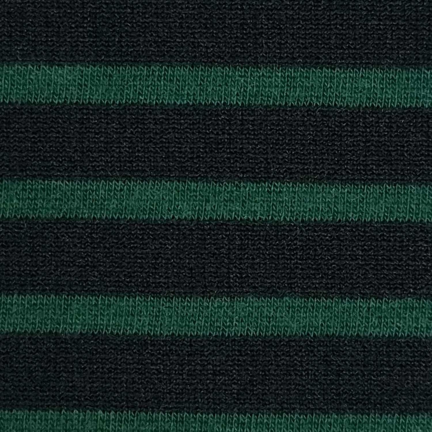 1.Navy-2.Black-3.Navy-4.Black-5.N/A - 8mm Ponte Roma Stripe Polyester Acrylic Spandex Knit Fabric - FAB 1405