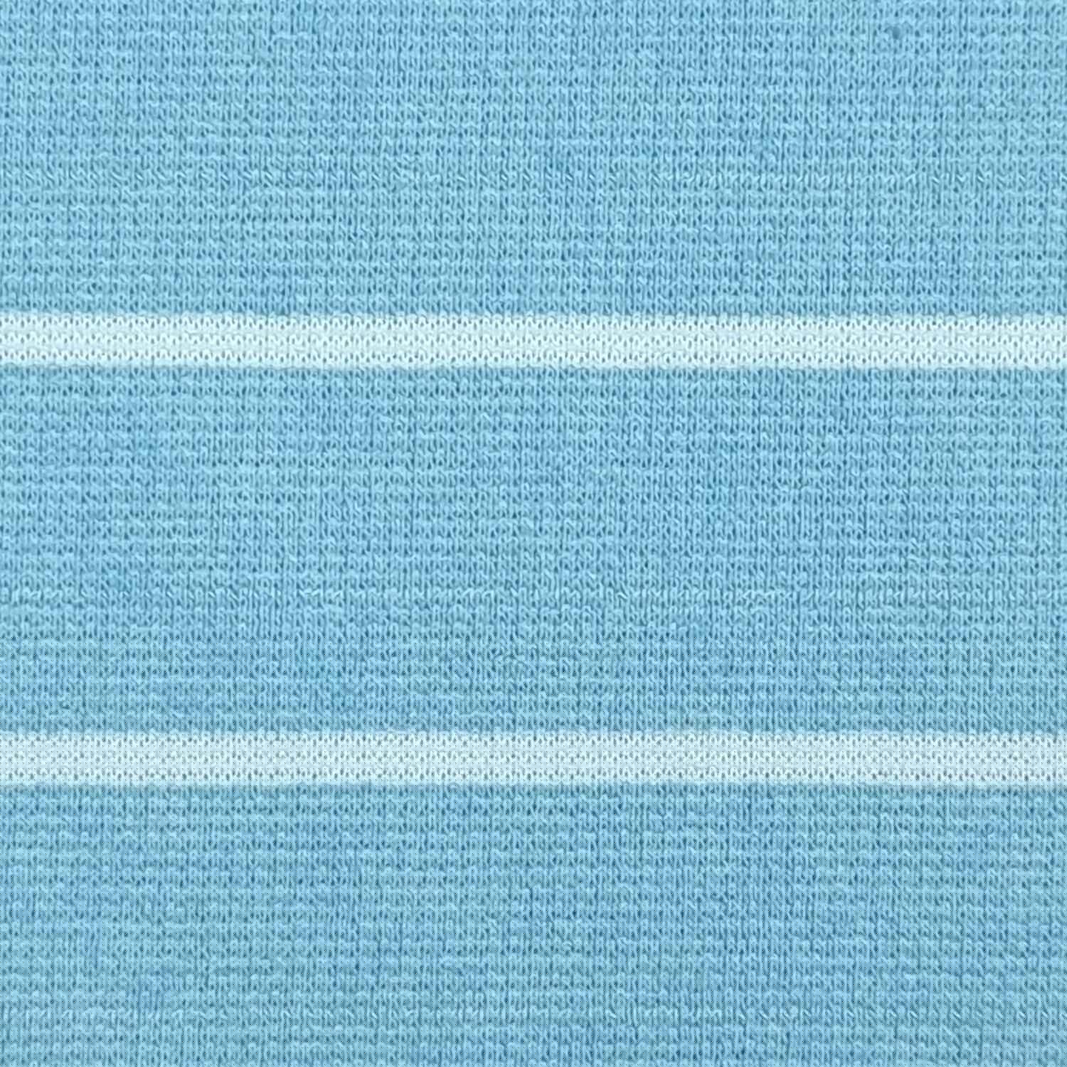 1.Yellow-2.Lilac-3.Pink-4.Rose-5.Coral - 15mm Stripe T/C Spandex Knit Fabric - FAB 1406