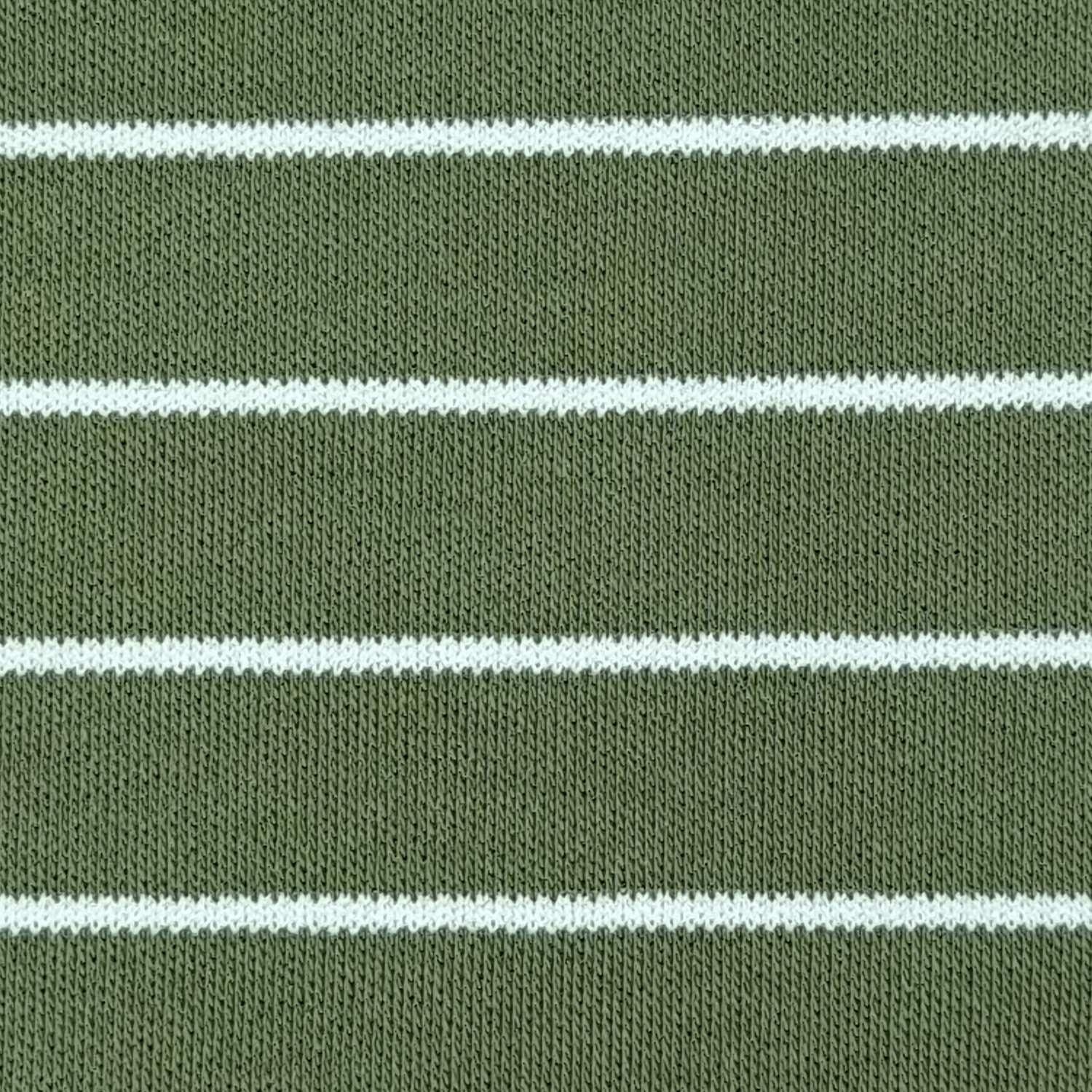 1.Violet-2.Light Orange-3.Orange-4.Yellow-5.Tea - 10mm Stripe Cotton Polyester Knit Fabric - FAB 1407