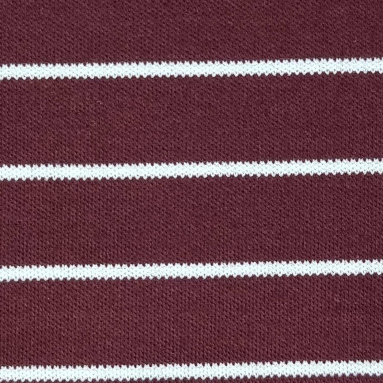 1.Violet-2.Light Orange-3.Orange-4.Yellow-5.Tea - 10mm Stripe Cotton Polyester Knit Fabric - FAB 1407