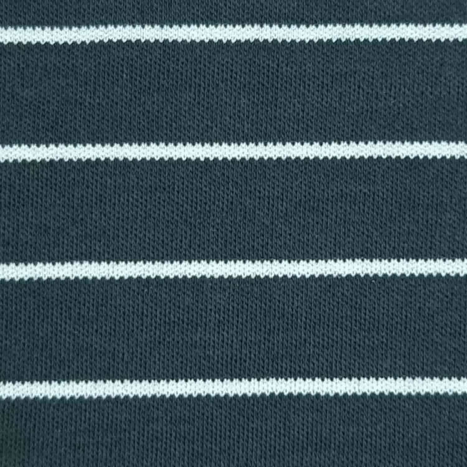 1.Violet-2.Light Orange-3.Orange-4.Yellow-5.Tea - 10mm Stripe Cotton Polyester Knit Fabric - FAB 1407