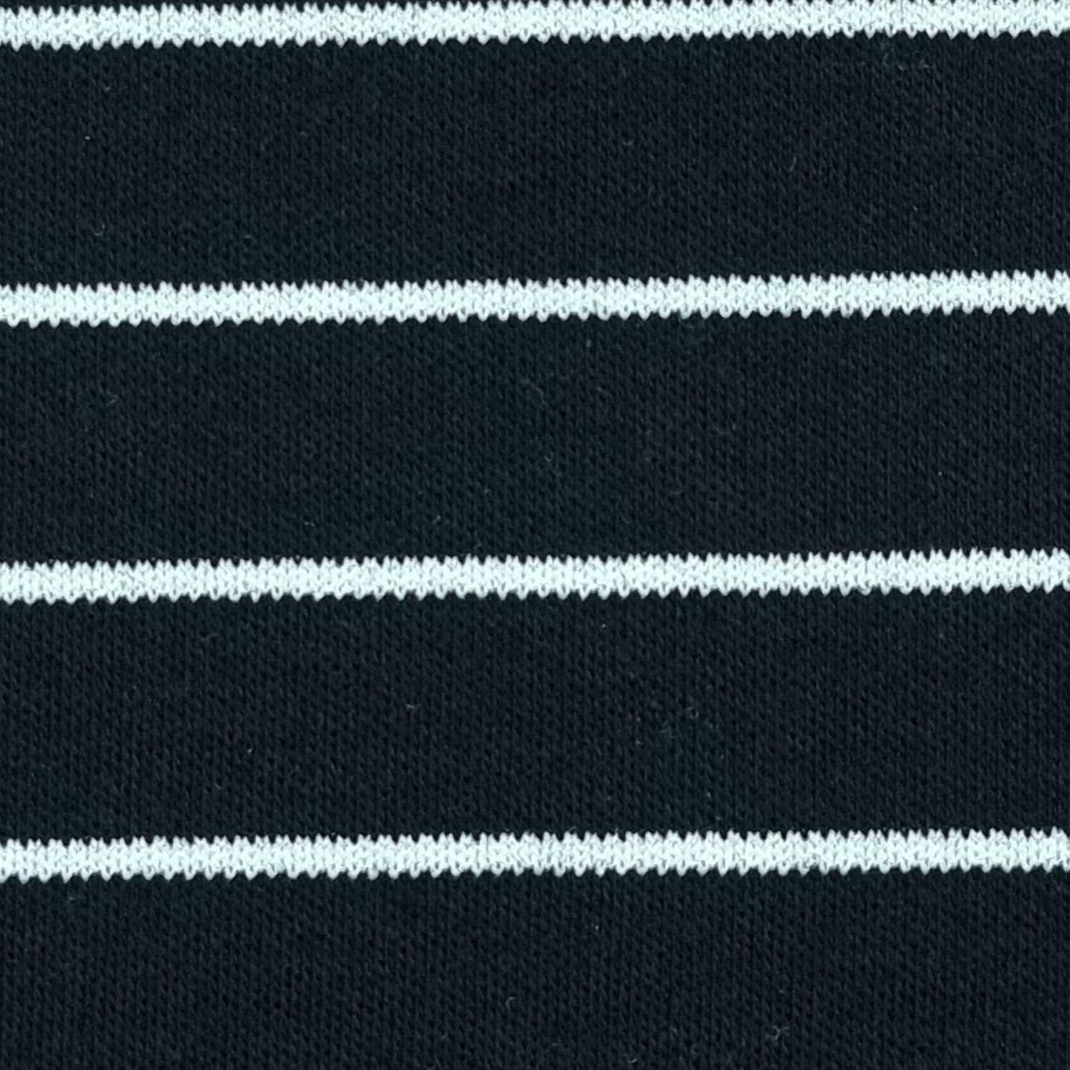 1.Violet-2.Light Orange-3.Orange-4.Yellow-5.Tea - 10mm Stripe Cotton Polyester Knit Fabric - FAB 1407