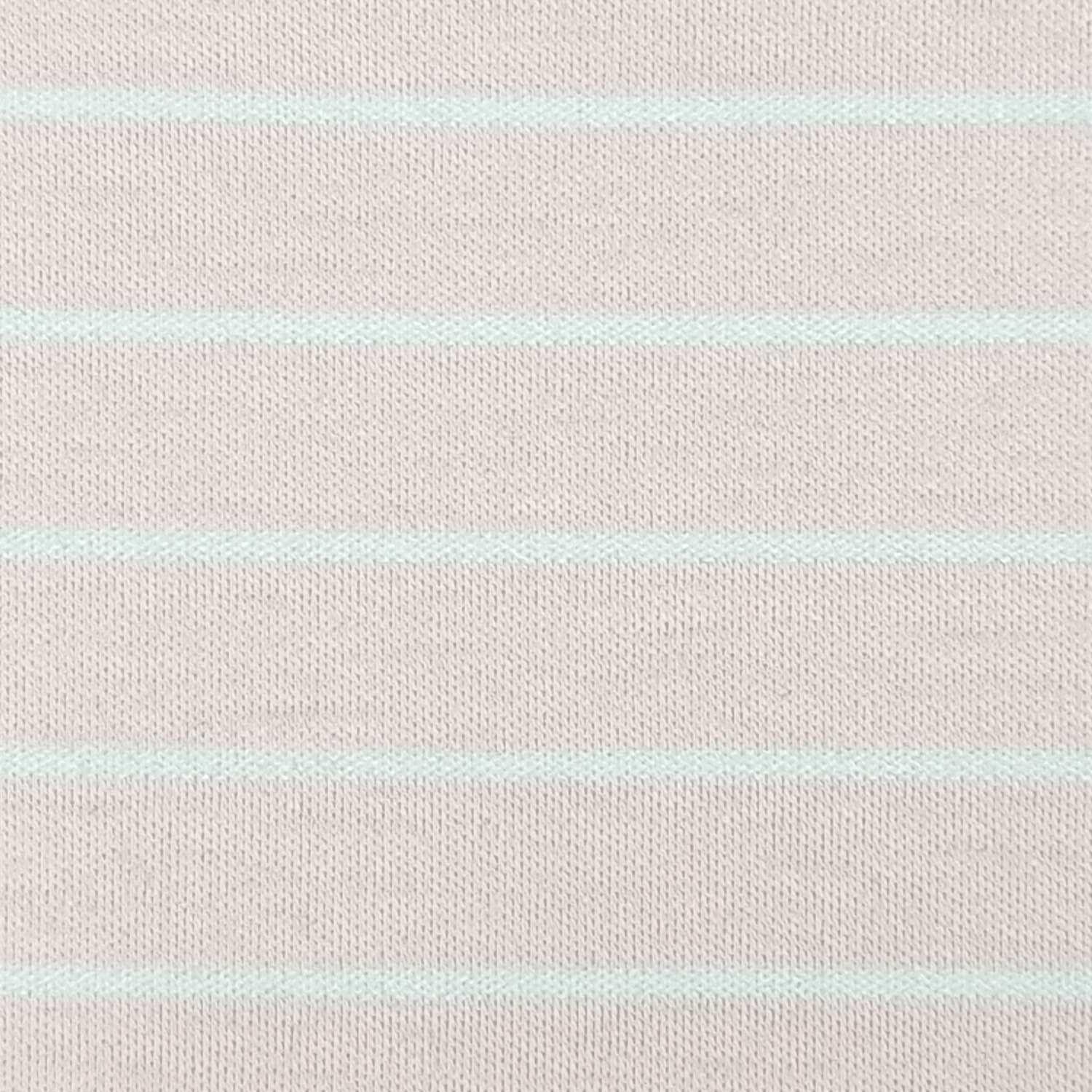 1.Violet-2.Light Orange-3.Orange-4.Yellow-5.Tea - 10mm Stripe Cotton Polyester Knit Fabric - FAB 1407