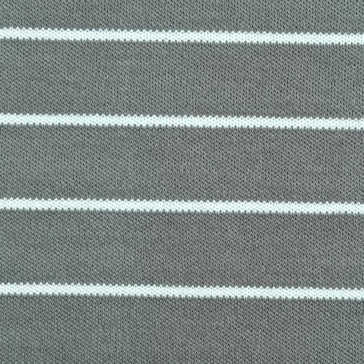 1.Violet-2.Light Orange-3.Orange-4.Yellow-5.Tea - 10mm Stripe Cotton Polyester Knit Fabric - FAB 1407