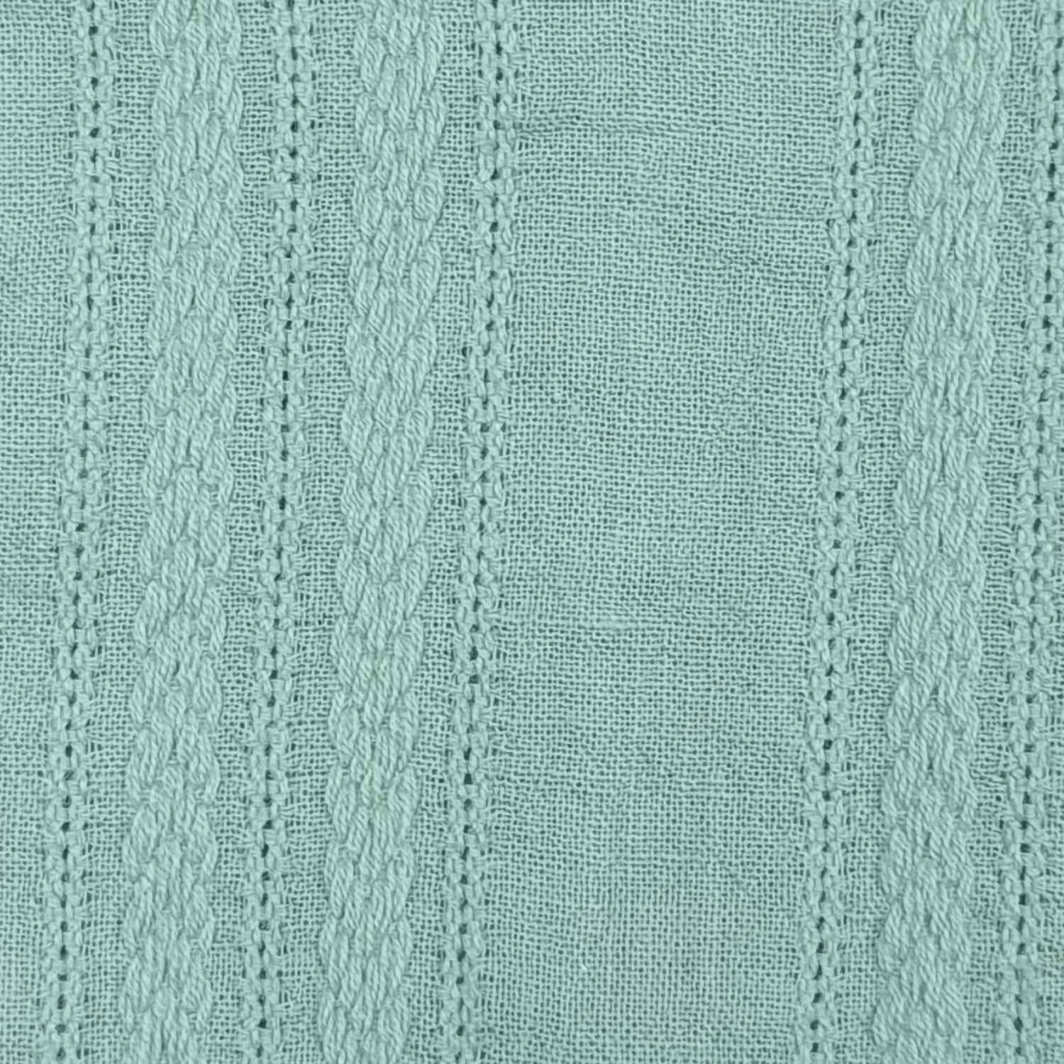 Irregular Stripe Cotton Woven Fabric - FAB 1412 - 1.Blue