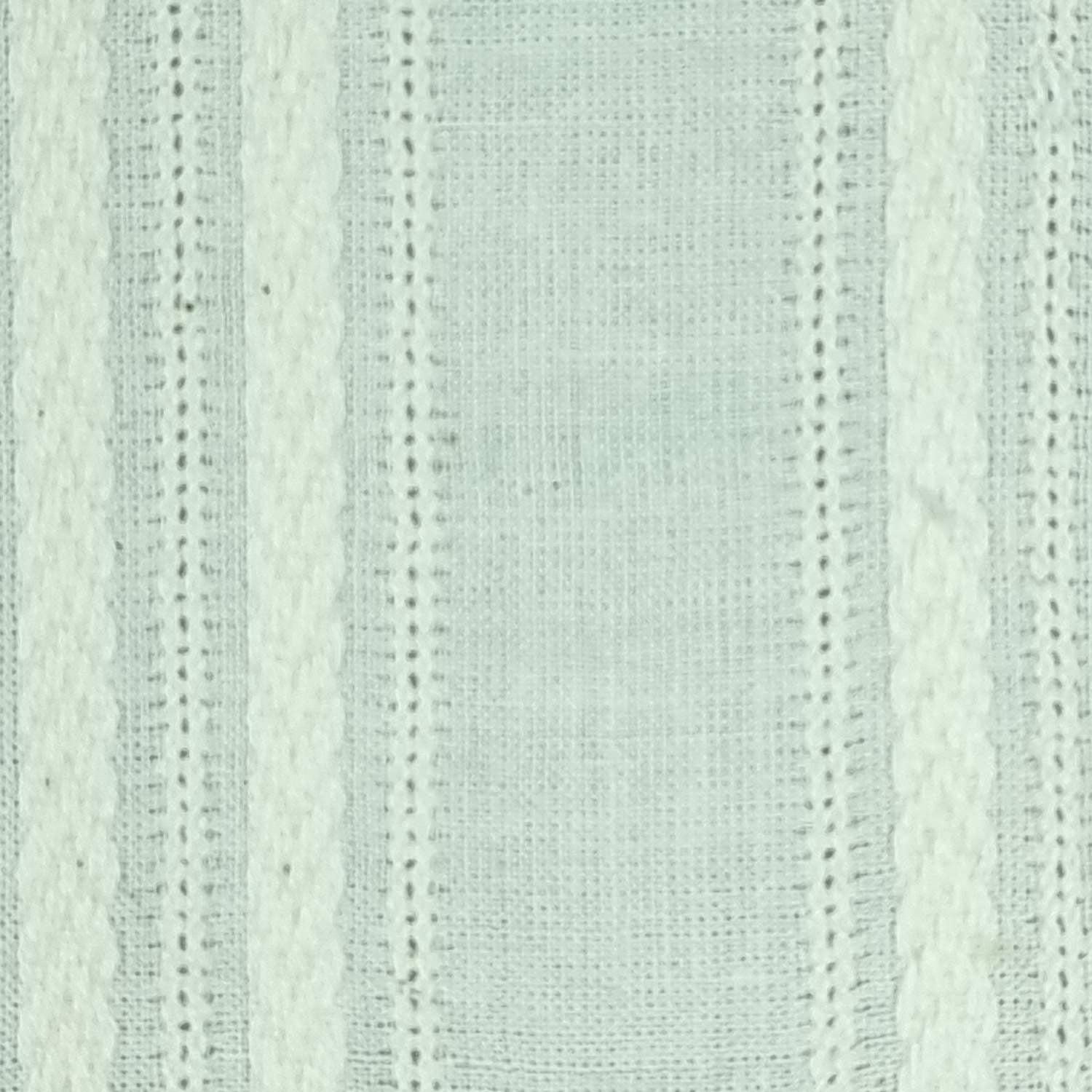 Irregular Stripe Cotton Woven Fabric - FAB 1412 - 6.Green