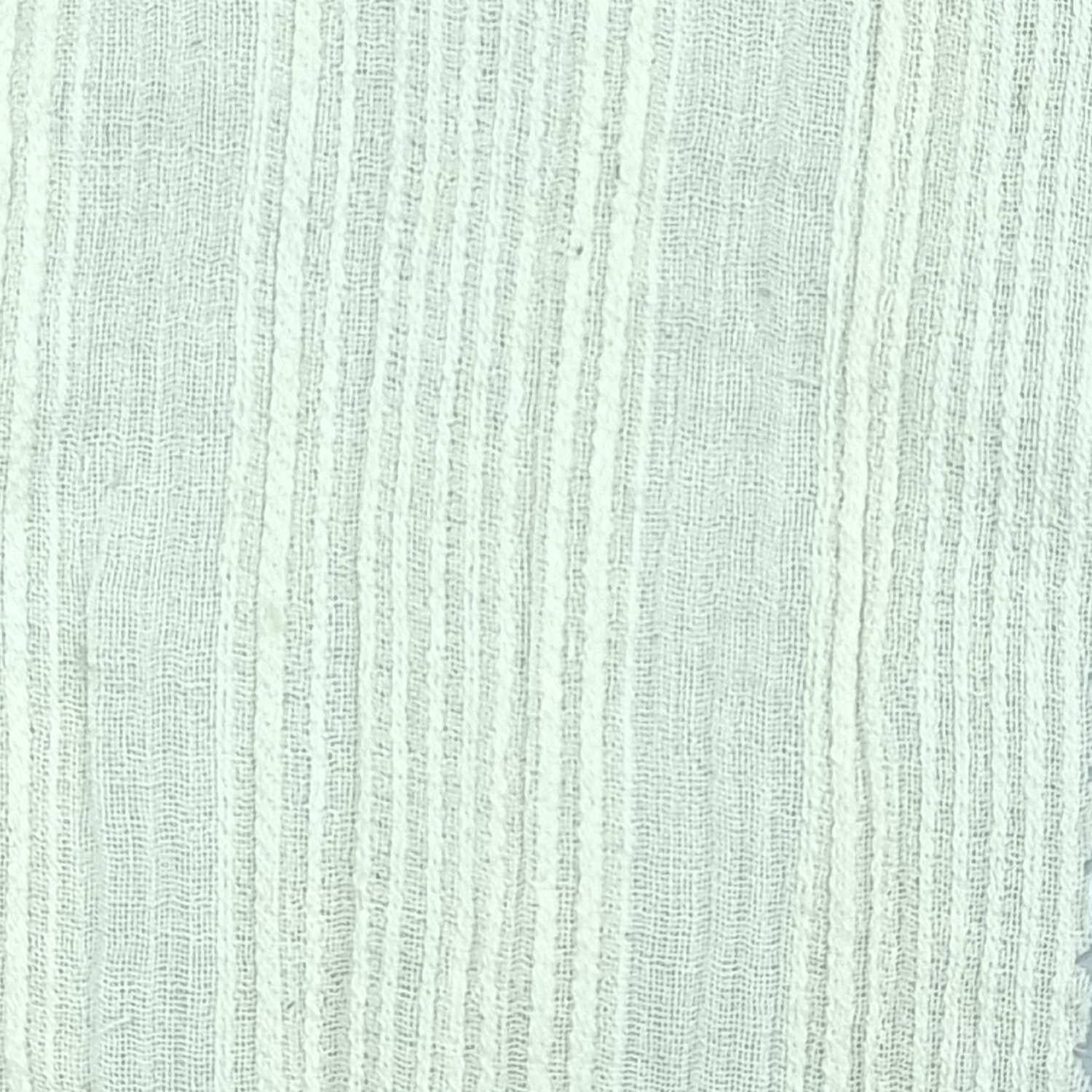 1.Ivory-2.Beige-3.Mint-4.Ivory White-5.White - Cotton Stripe Woven Fabric - FAB 1413