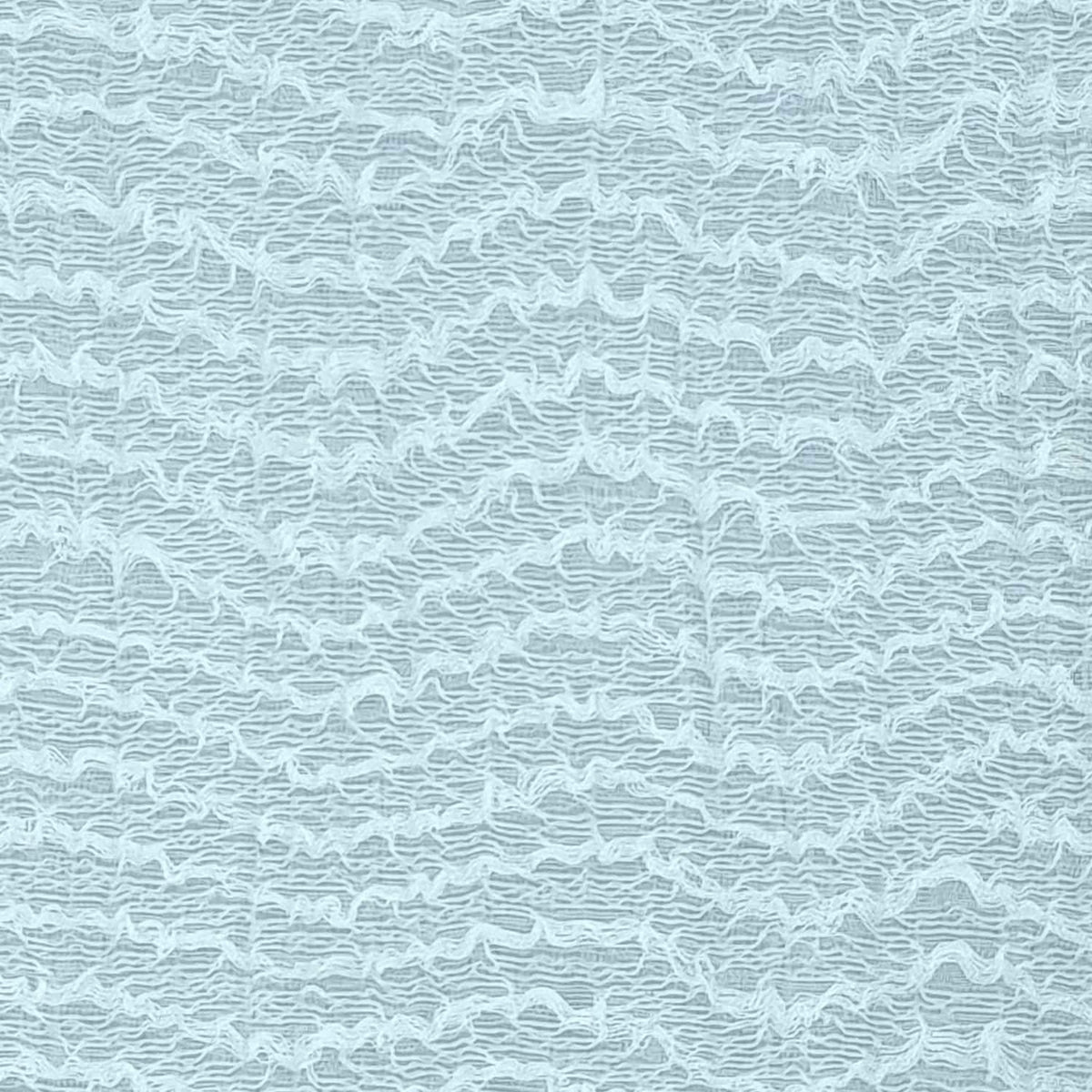 1.Ivory-2.White-3.Mint-4.Green-5.Black - Wave Nylon Polyester Woven Fabric - FAB 1415