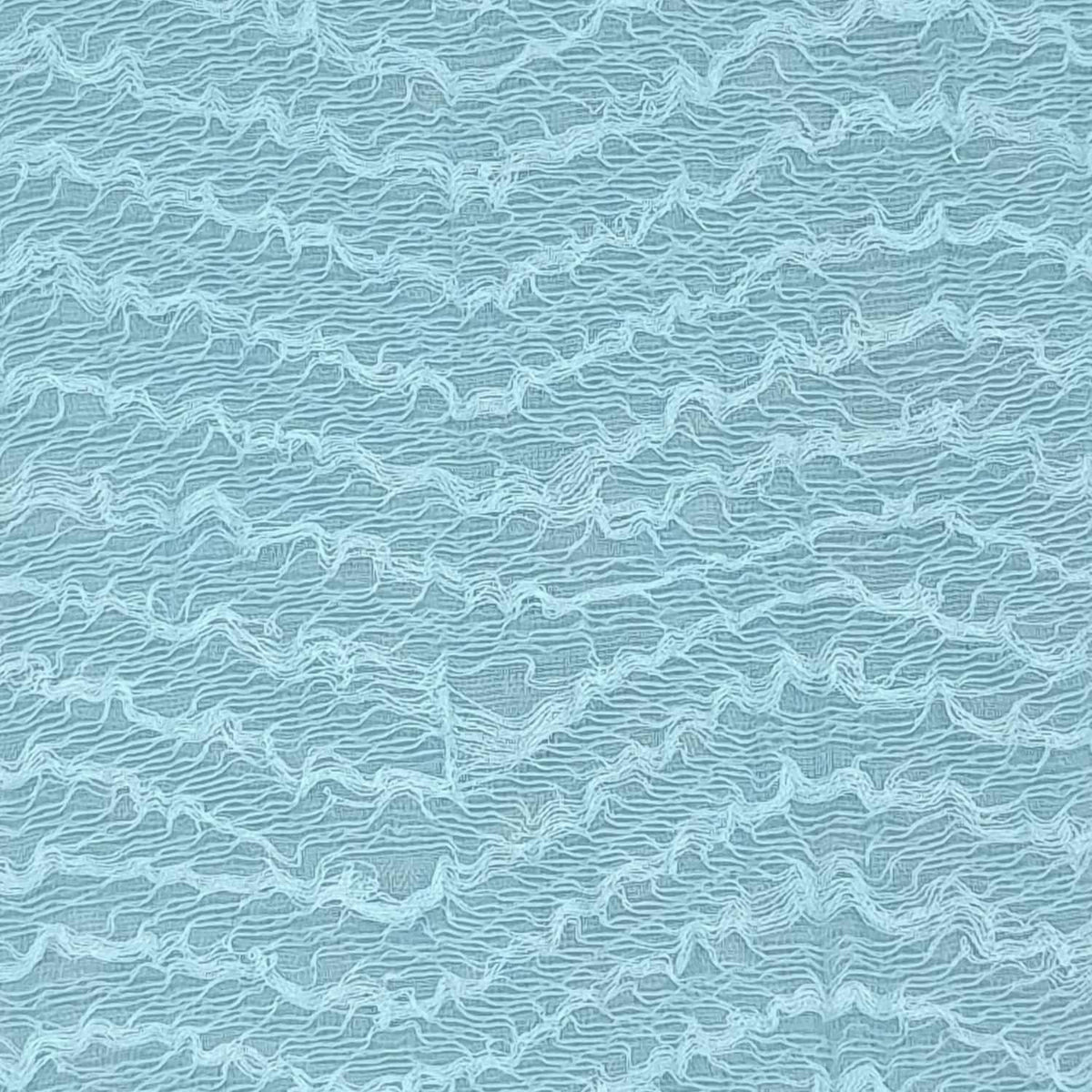 1.Ivory-2.White-3.Mint-4.Green-5.Black - Wave Nylon Polyester Woven Fabric - FAB 1415