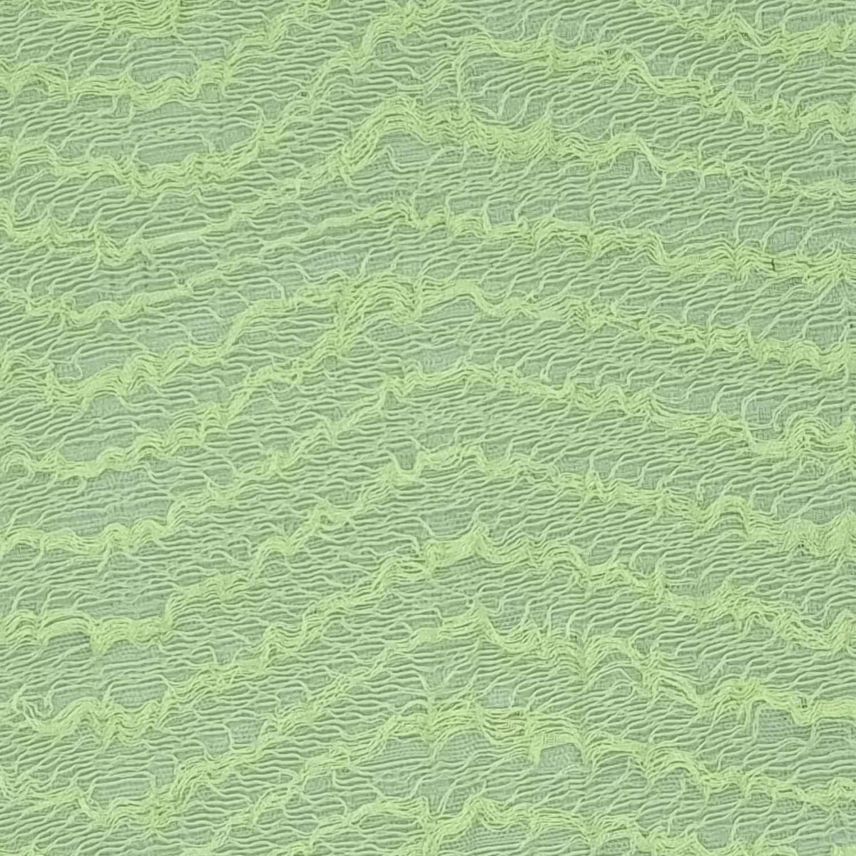 1.Ivory-2.White-3.Mint-4.Green-5.Black - Wave Nylon Polyester Woven Fabric - FAB 1415