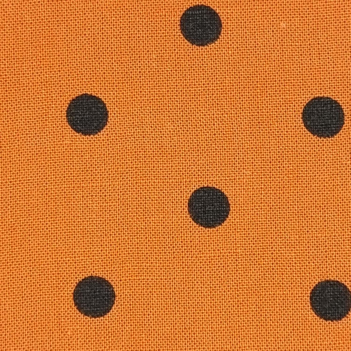 20mm Polka Dots Tencel Linen Enzyme Wash Woven Fabric-Orange