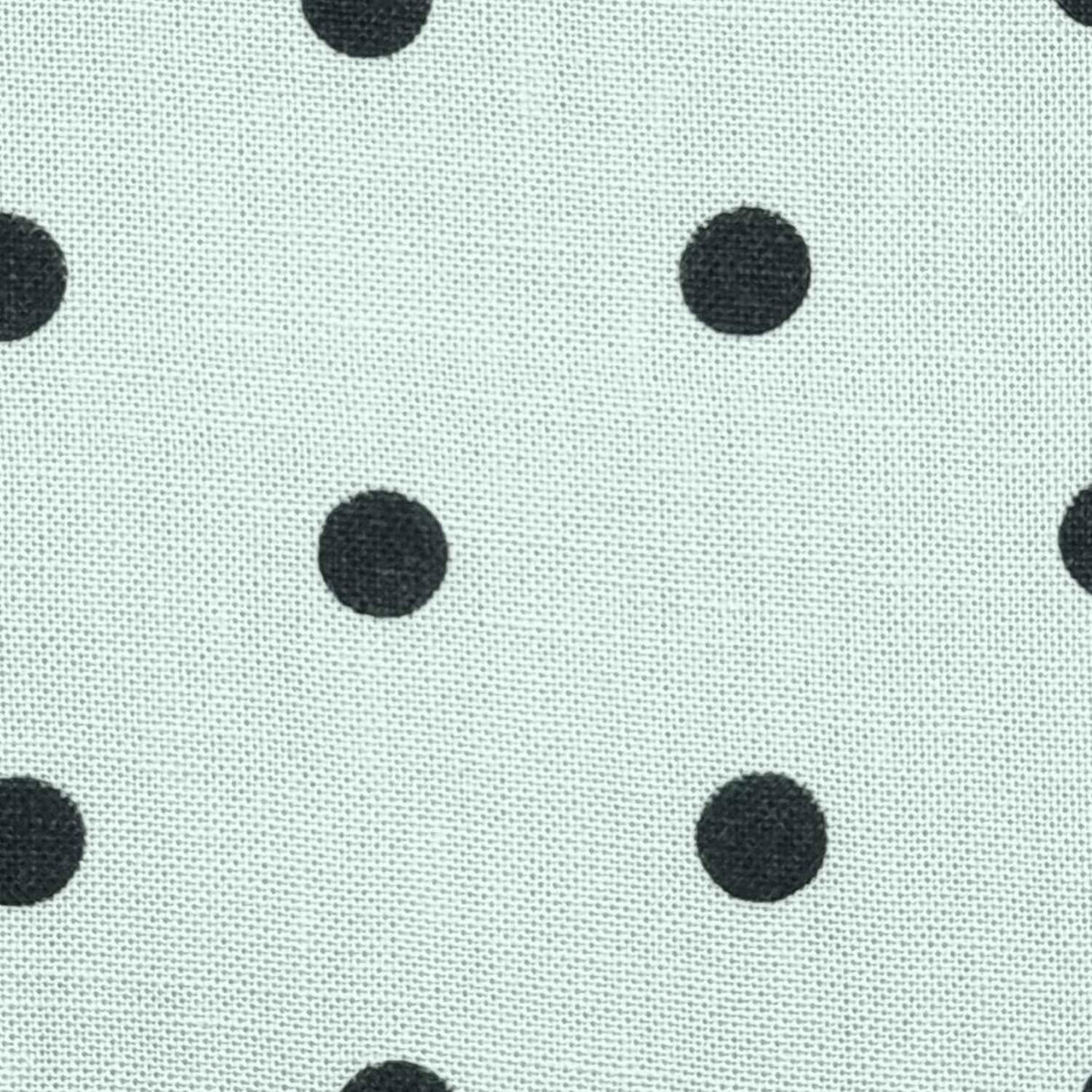 23mm Polka Dots Tencel Linen Enzyme Wash Woven Fabric-White