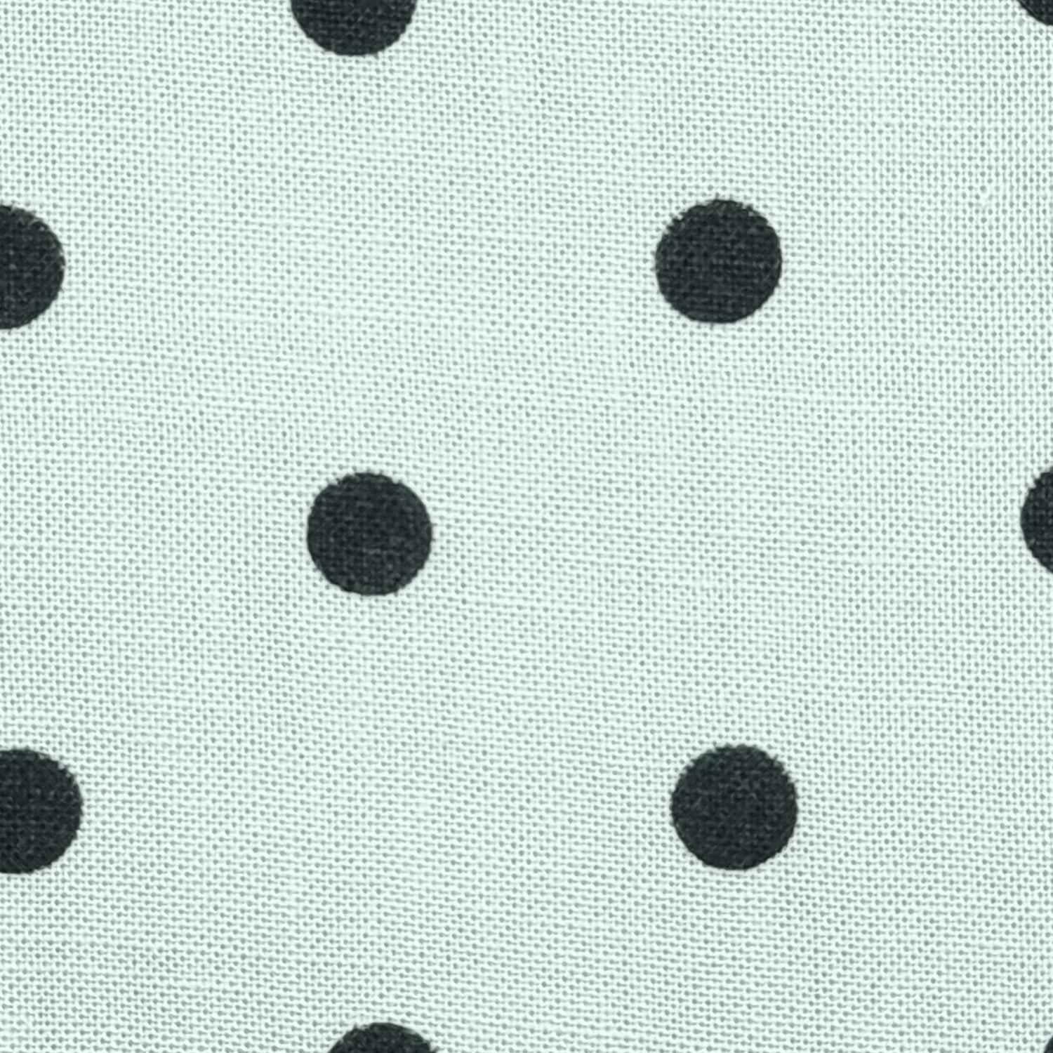 7mm Polka Dots Tencel Linen Enzyme Wash Woven Fabric - FAB 1417 - 15.White