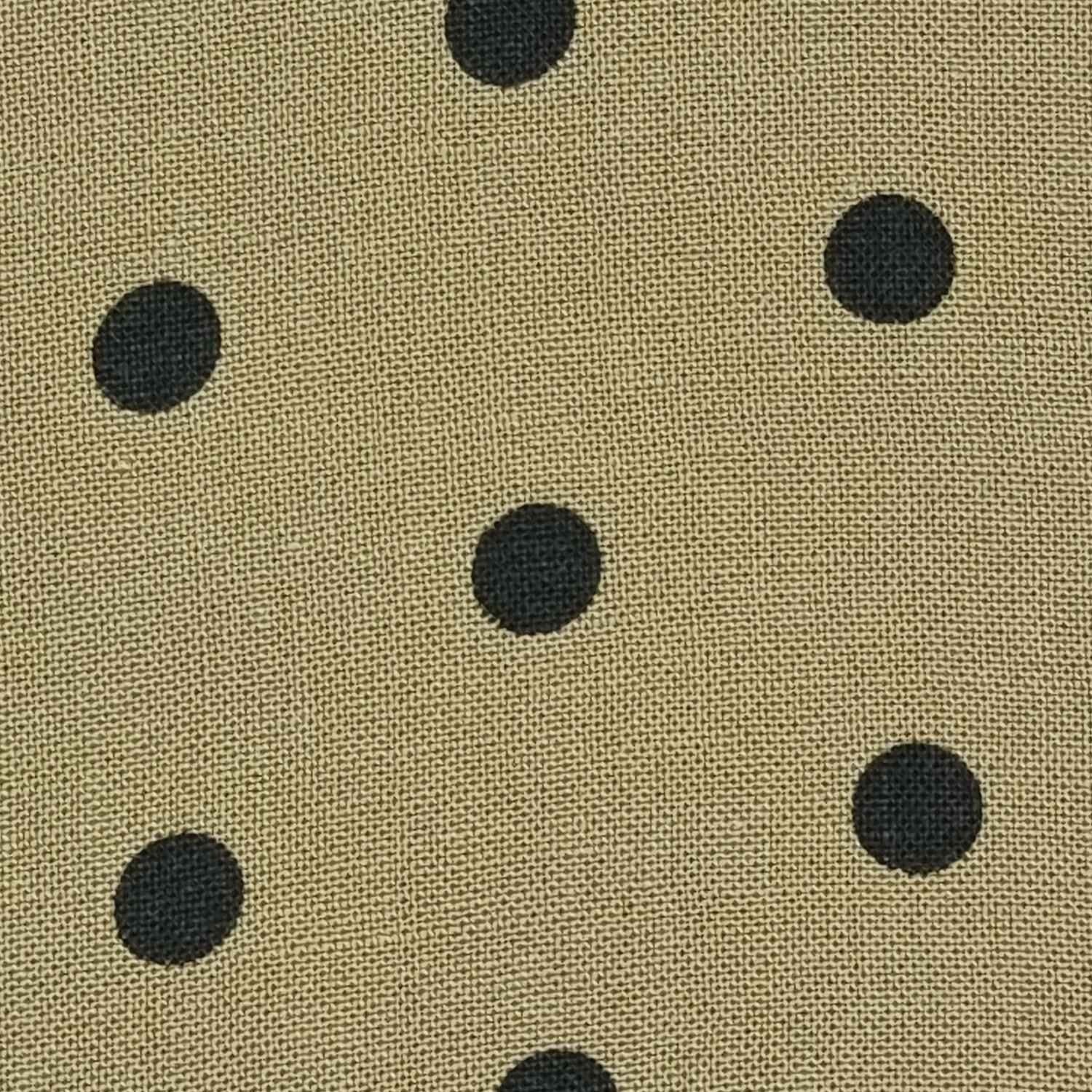 7mm Polka Dots Tencel Linen Enzyme Wash Woven Fabric - FAB 1417 - 19.Light Brown
