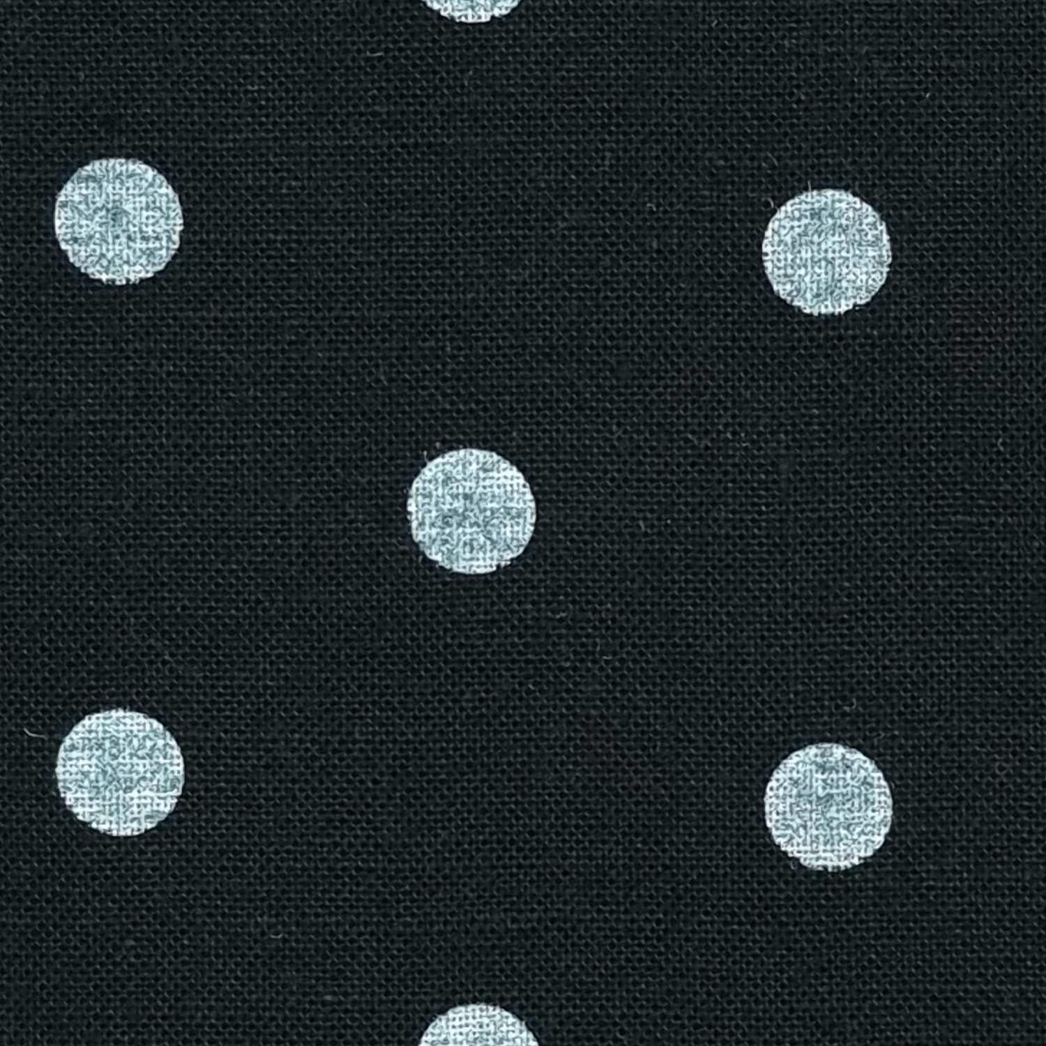 7mm Polka Dots Tencel Linen Enzyme Wash Woven Fabric - FAB 1417 - 22.Black
