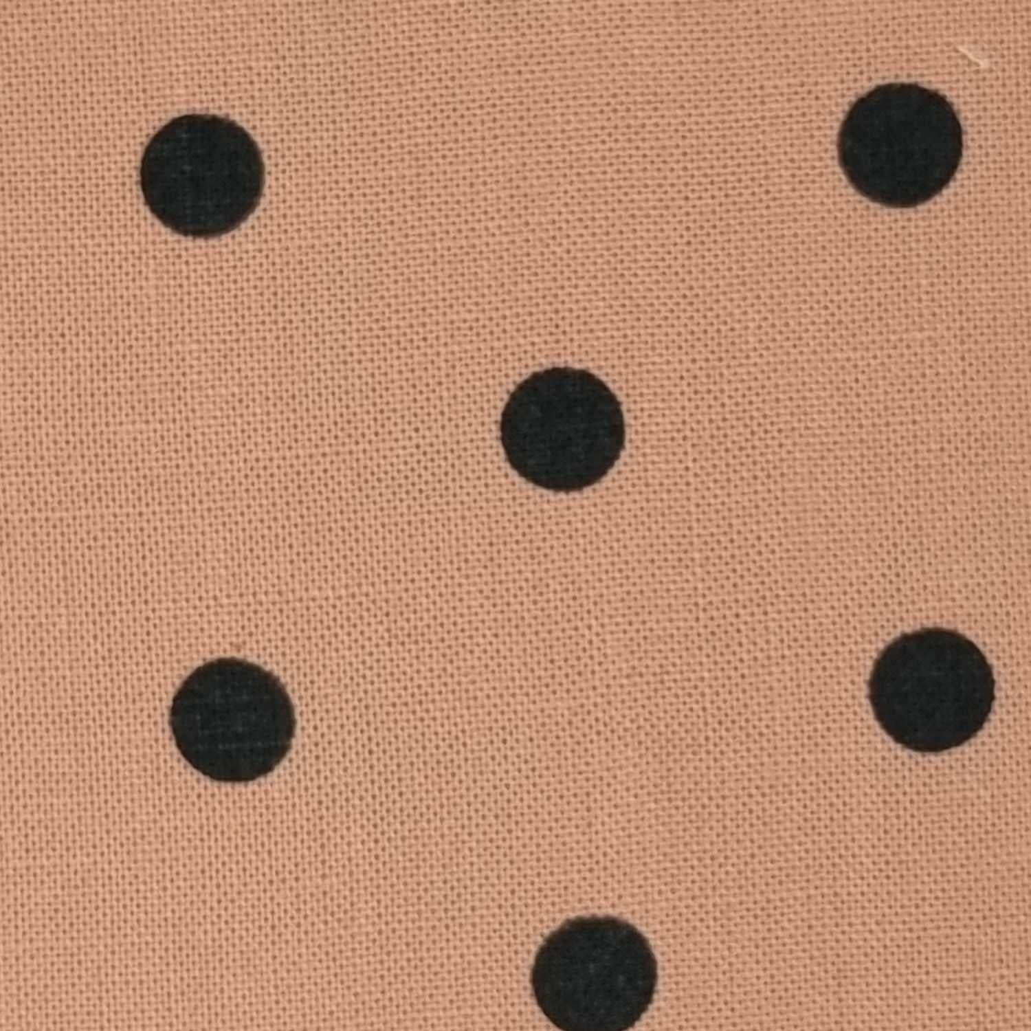 7mm Polka Dots Tencel Linen Enzyme Wash Woven Fabric - FAB 1417 - 3.Orange