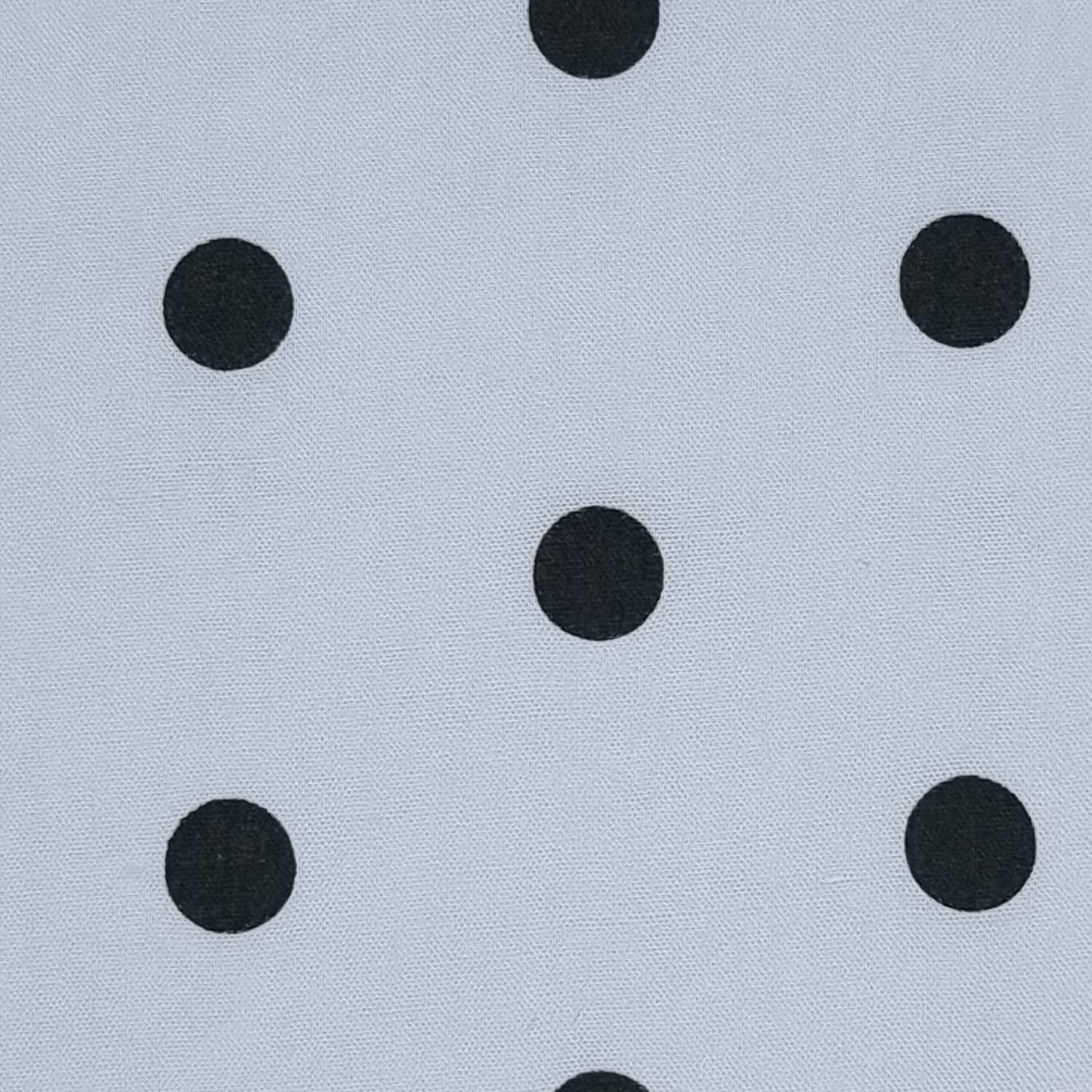 1.Ivory-2.Greenish-3.Yellow-4.Green-5.Violet - 7mm Dots Enzyme Cotton Woven Fabric - FAB 1418