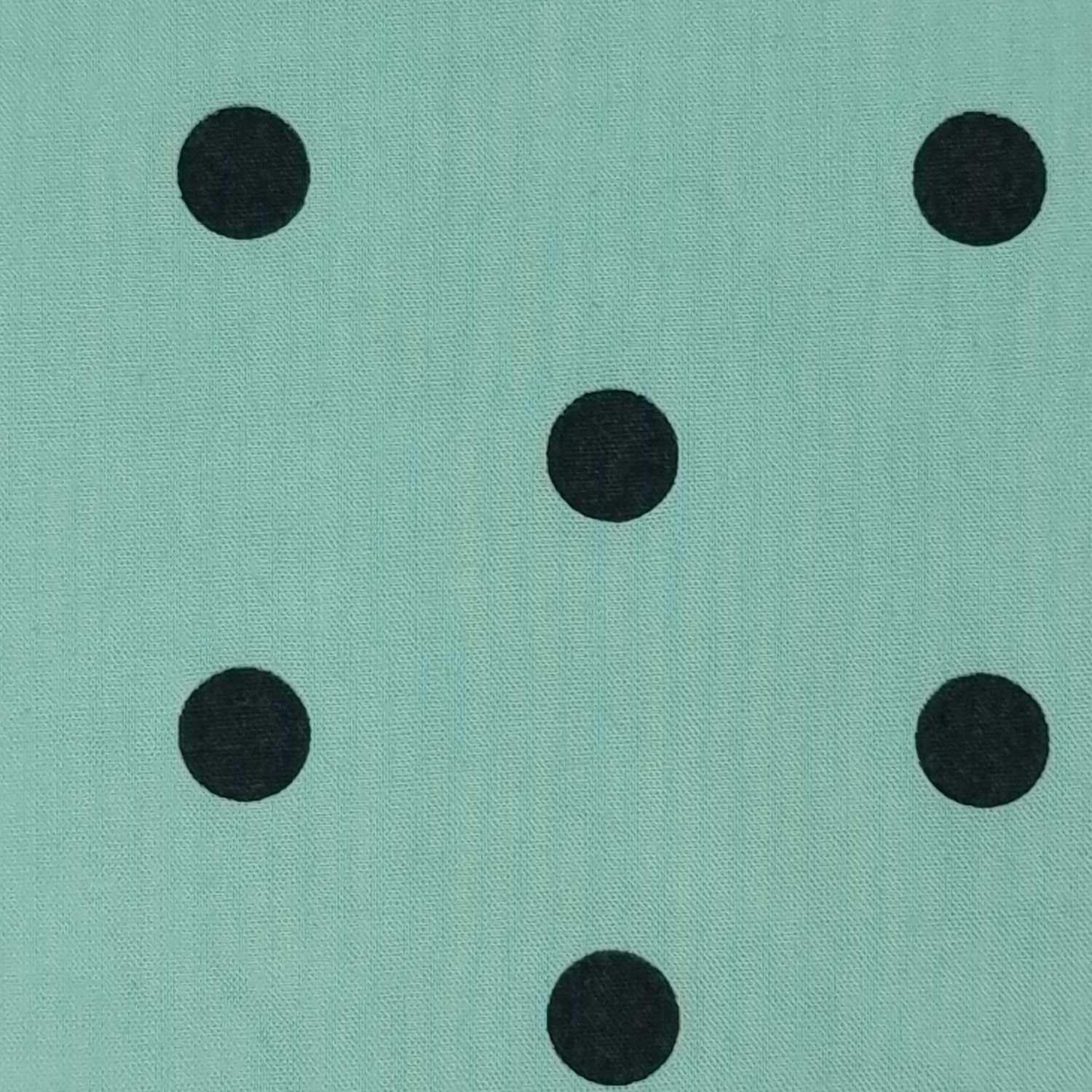 1.Ivory-2.Greenish-3.Yellow-4.Green-5.Violet - 7mm Dots Enzyme Cotton Woven Fabric - FAB 1418