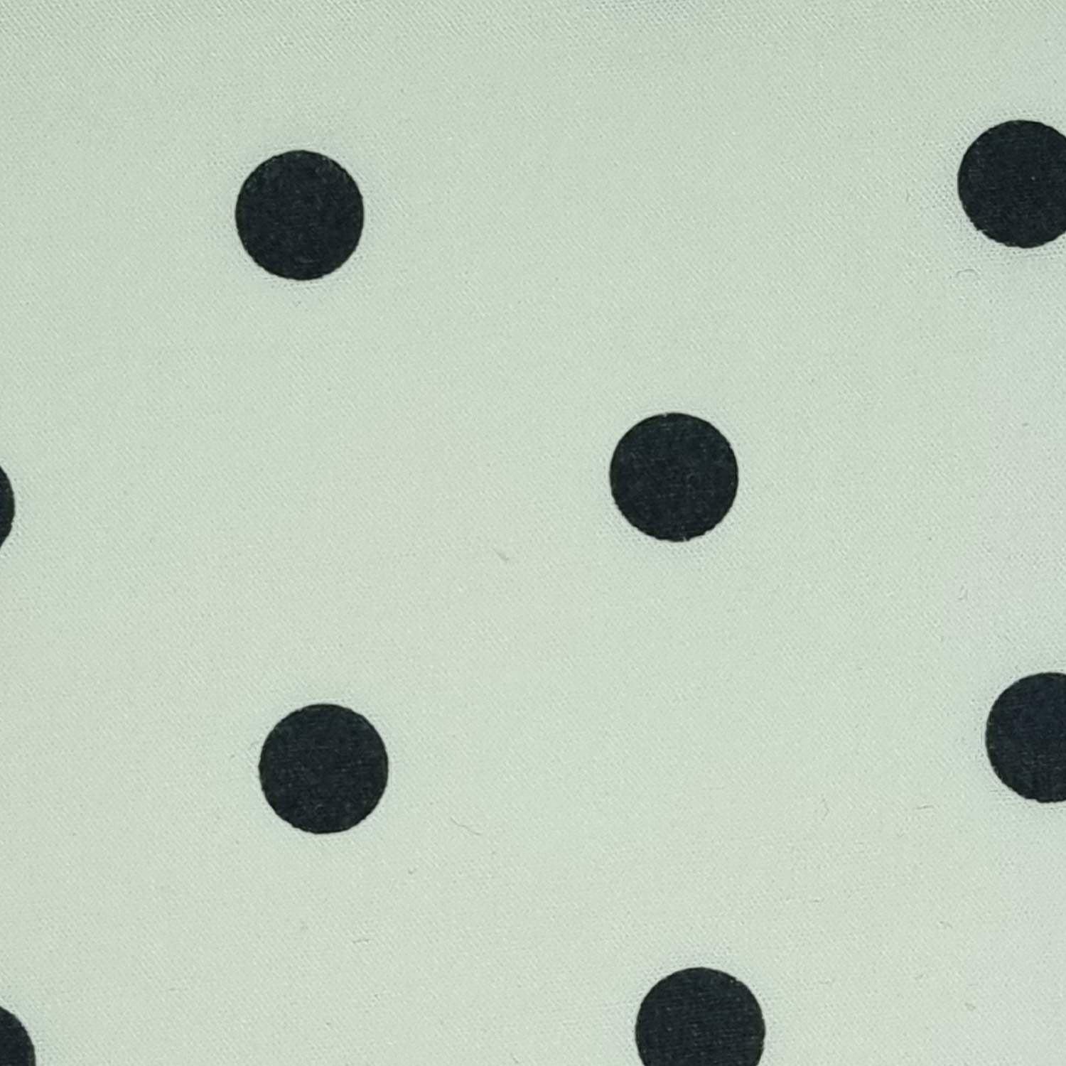 1.Ivory-2.Greenish-3.Yellow-4.Green-5.Violet - 7mm Dots Enzyme Cotton Woven Fabric - FAB 1418