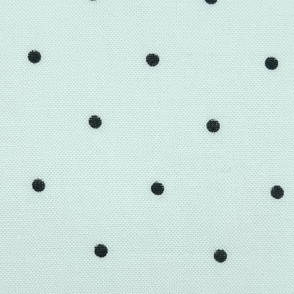 3mm Dots Enzyme Tencel Linen Woven Fabric - FAB 1419 - 15.White