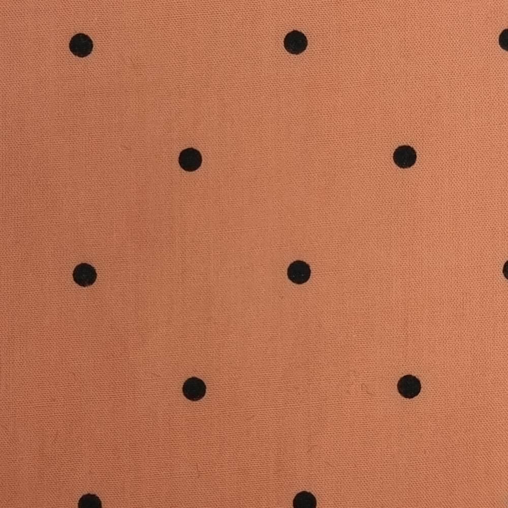 3mm Dots Enzyme Cotton Woven Fabric - FAB 1421 - 7.Pink