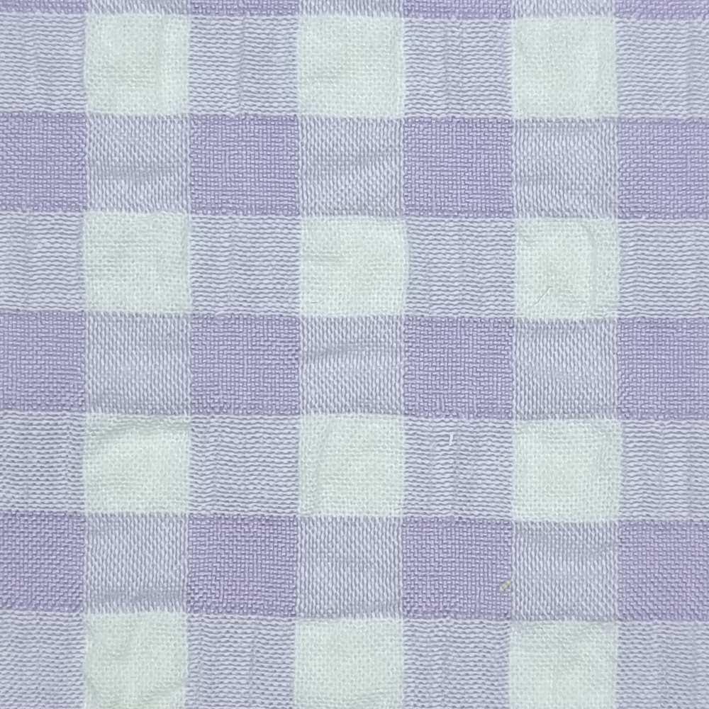 1.Pink-2.Orange-3.Green-4.Lilac-5.Yellow - Check Yarn Dyed Cotton Woven Fabric - FAB 1423