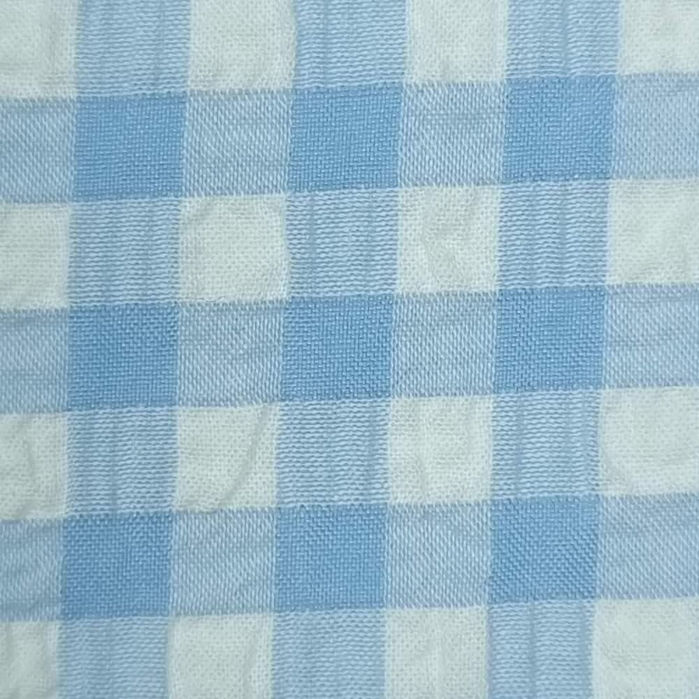 1.Pink-2.Orange-3.Green-4.Lilac-5.Yellow - Check Yarn Dyed Cotton Woven Fabric - FAB 1423