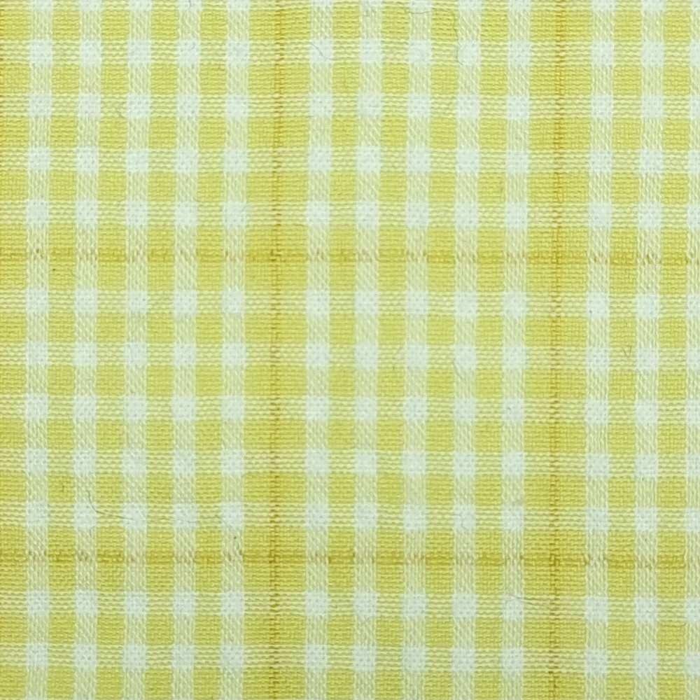 Yarn Dyed Check Cotton Woven Fabric - FAB 1424 - 1.Yellow