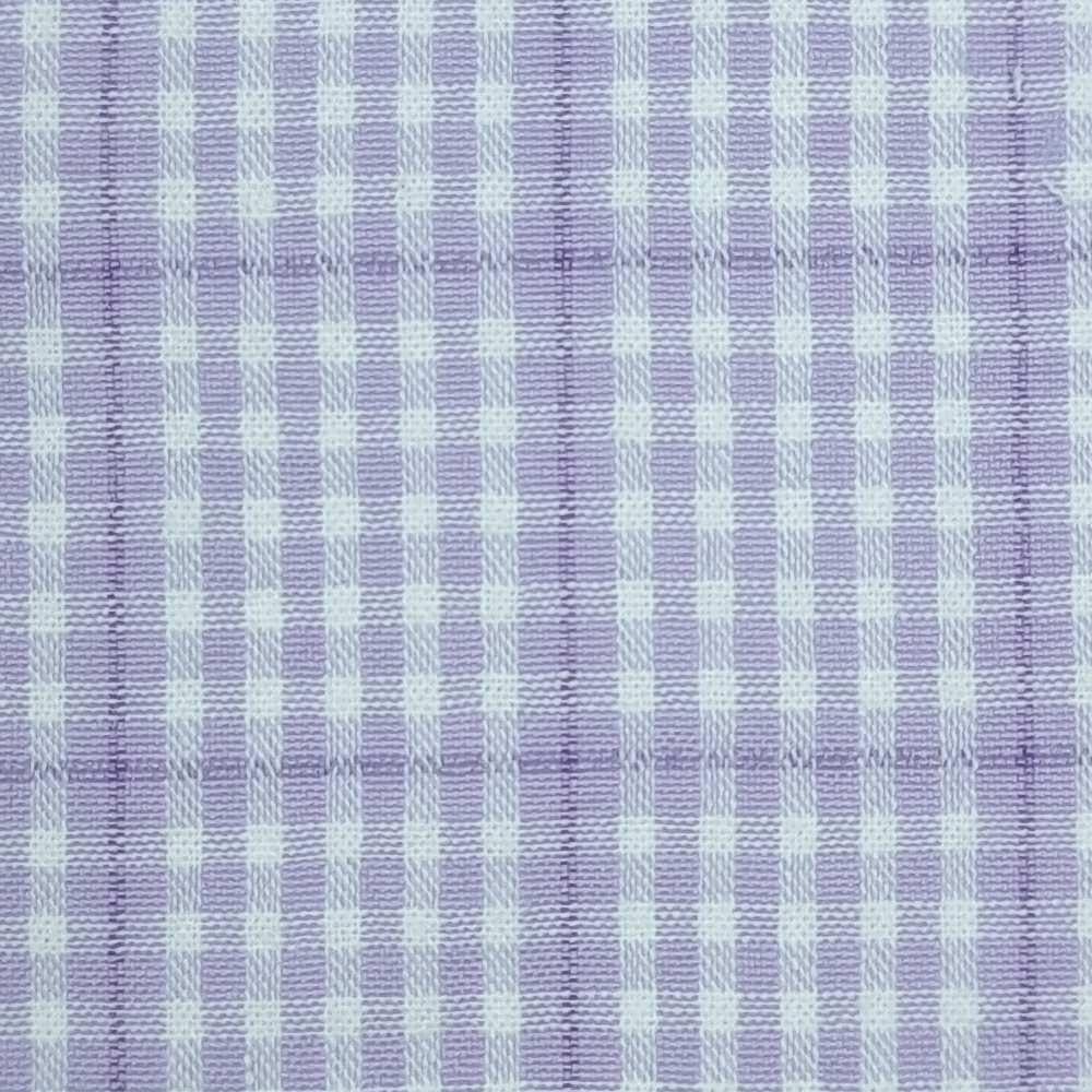 Yarn Dyed Check Cotton Woven Fabric - FAB 1424 - 5.Violet