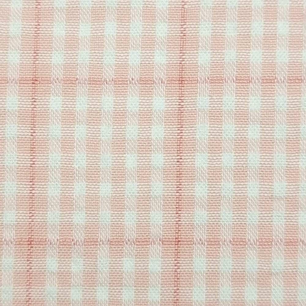 Yarn Dyed Check Cotton Woven Fabric - FAB 1424 - 8.Pink