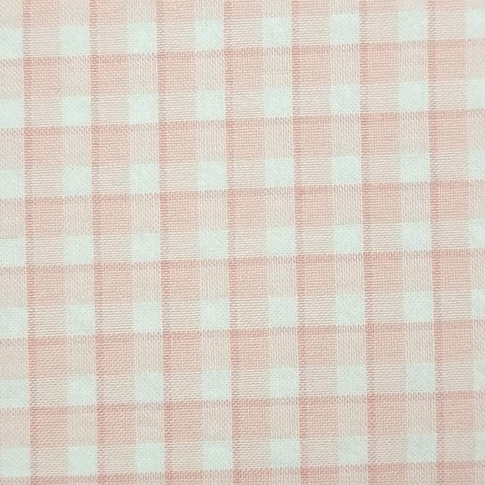 Check Yarn Dyed Cotton Woven Fabric | FAB1425 | 1.Lilac, 2.Pink, 3.Pink Orange, 4.Brown Red, 5.Orange, 6.Orange, 7.Blue, 8.Grey Green, 9.Green, 10.Red by Fabricis.com #