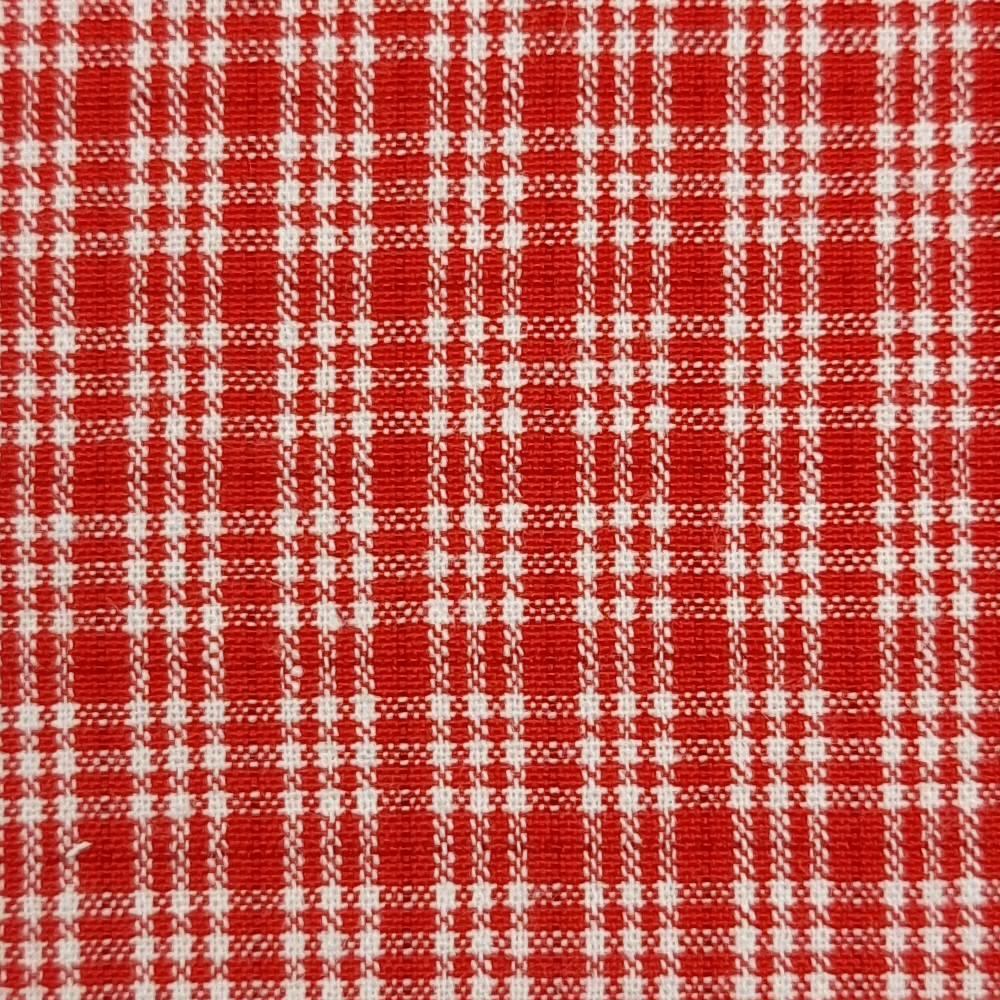 Yarn Dyed Check Cotton Woven Fabric - FAB 1426 - 11.Red