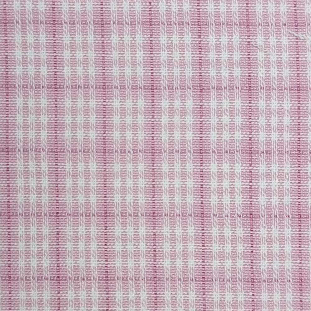 Yarn Dyed Check Cotton Woven Fabric - FAB 1426 - 6.Pink