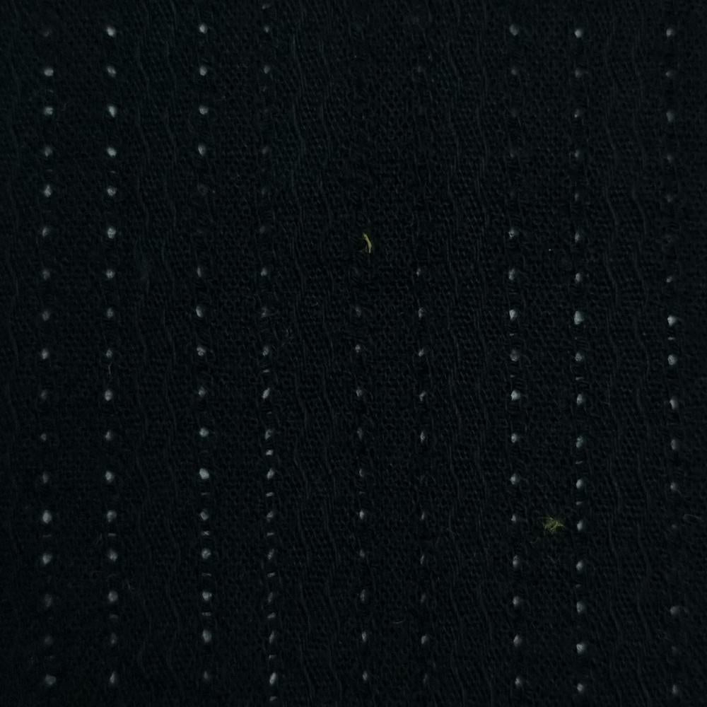 Stripe Jacquard Cotton Woven Fabric - FAB 1427 - 12.Black