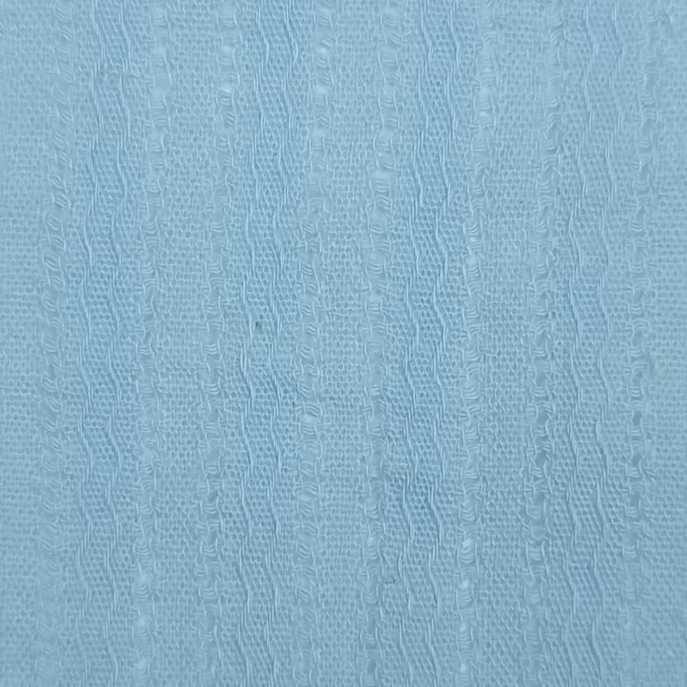 Stripe Jacquard Cotton Woven Fabric - FAB 1427 - 3.Blue