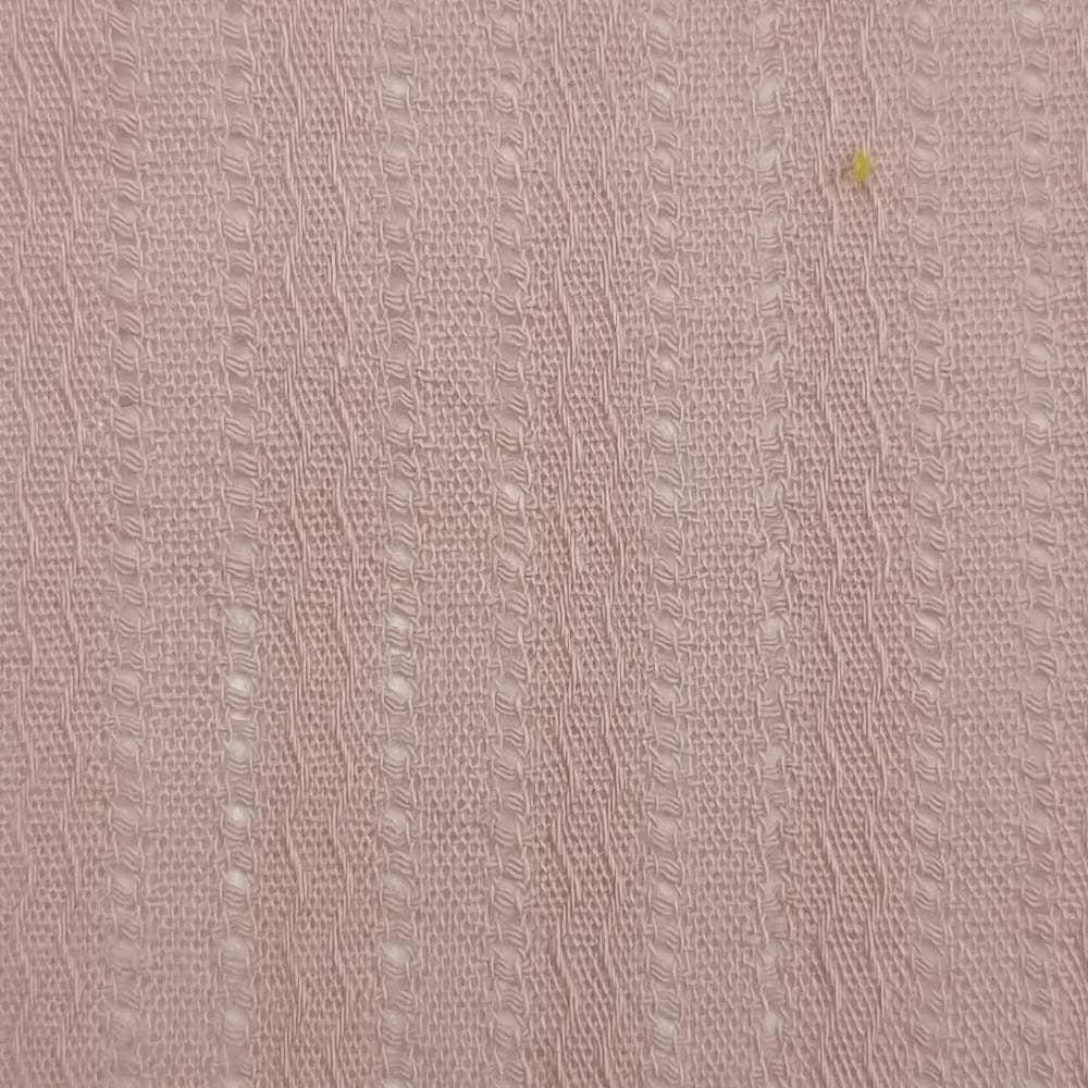 Stripe Jacquard Cotton Woven Fabric - FAB 1427 - 7.PInk