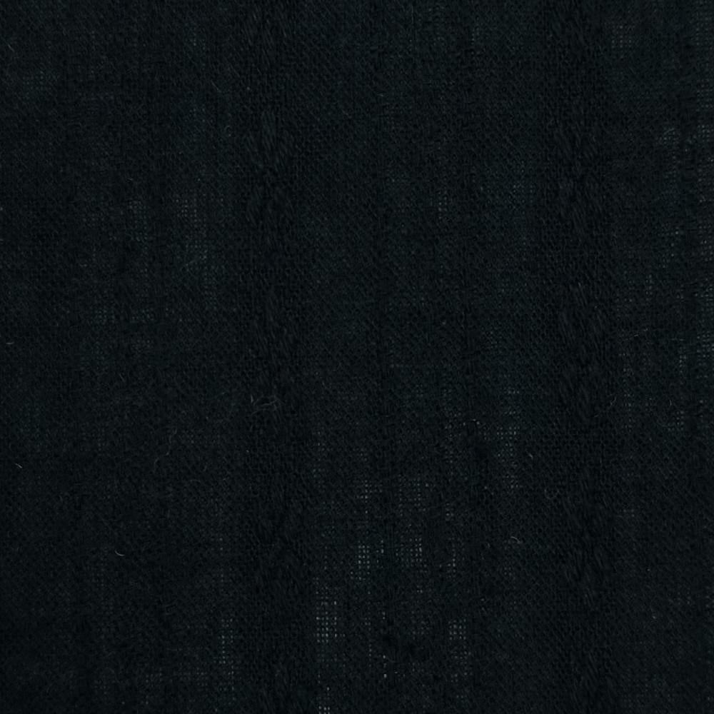 Stripe Jacquard Cotton Woven Fabric-Black