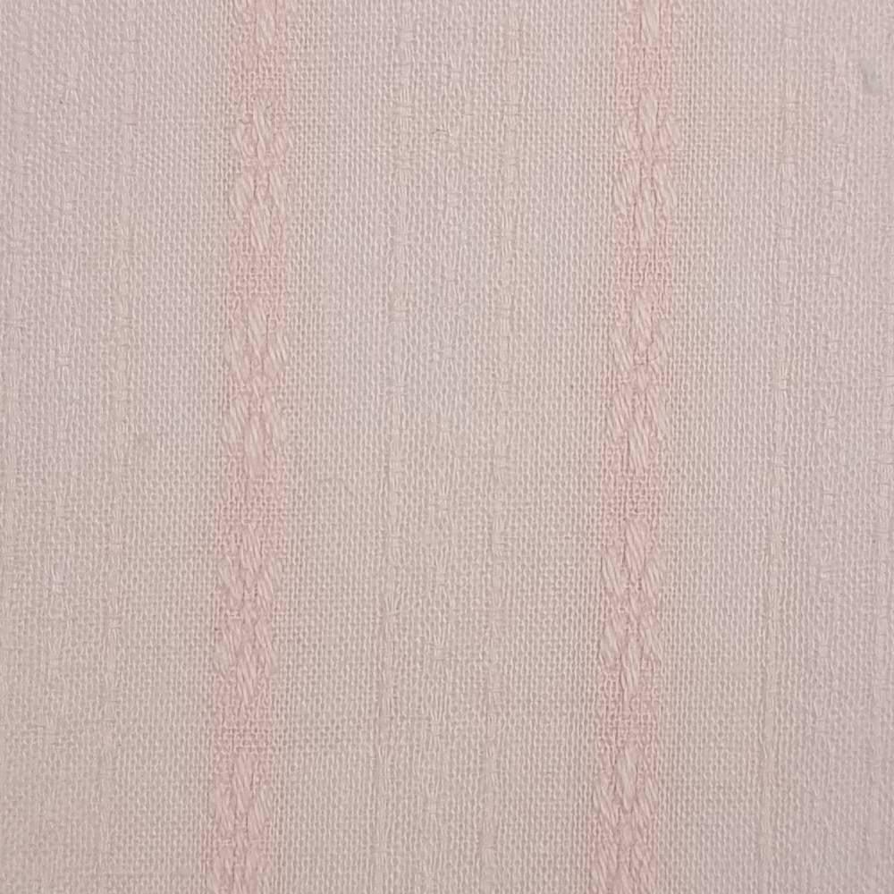 Stripe Jacquard Cotton Woven Fabric - FAB 1428 - 4.Pink